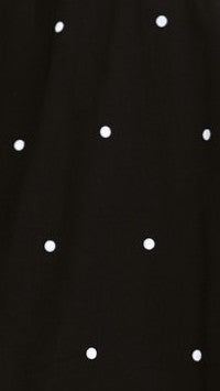 Sloane Mini Dress - Black Polka - Billy J