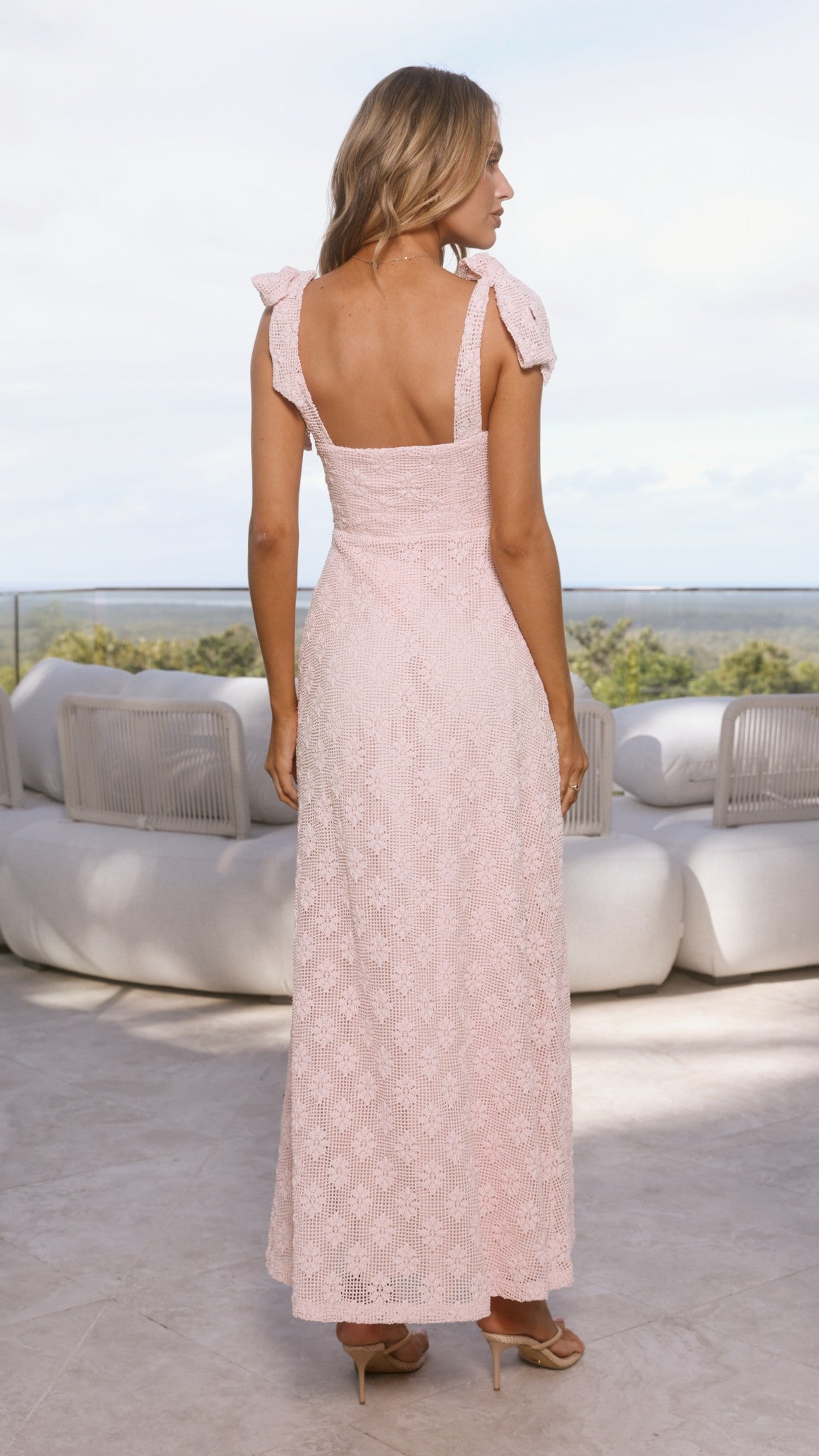 Kalia Maxi Dress - Baby Pink - Billy J