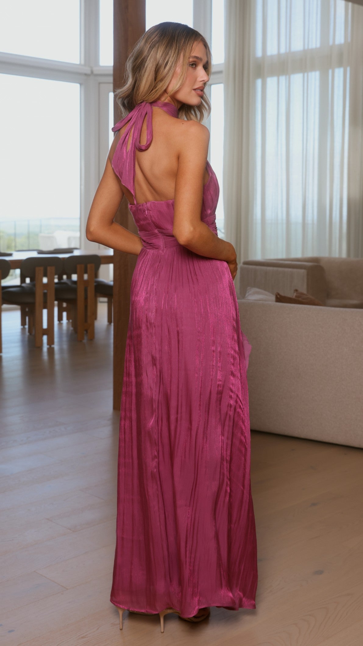 Tahli Maxi Dress - Fuchsia - Billy J