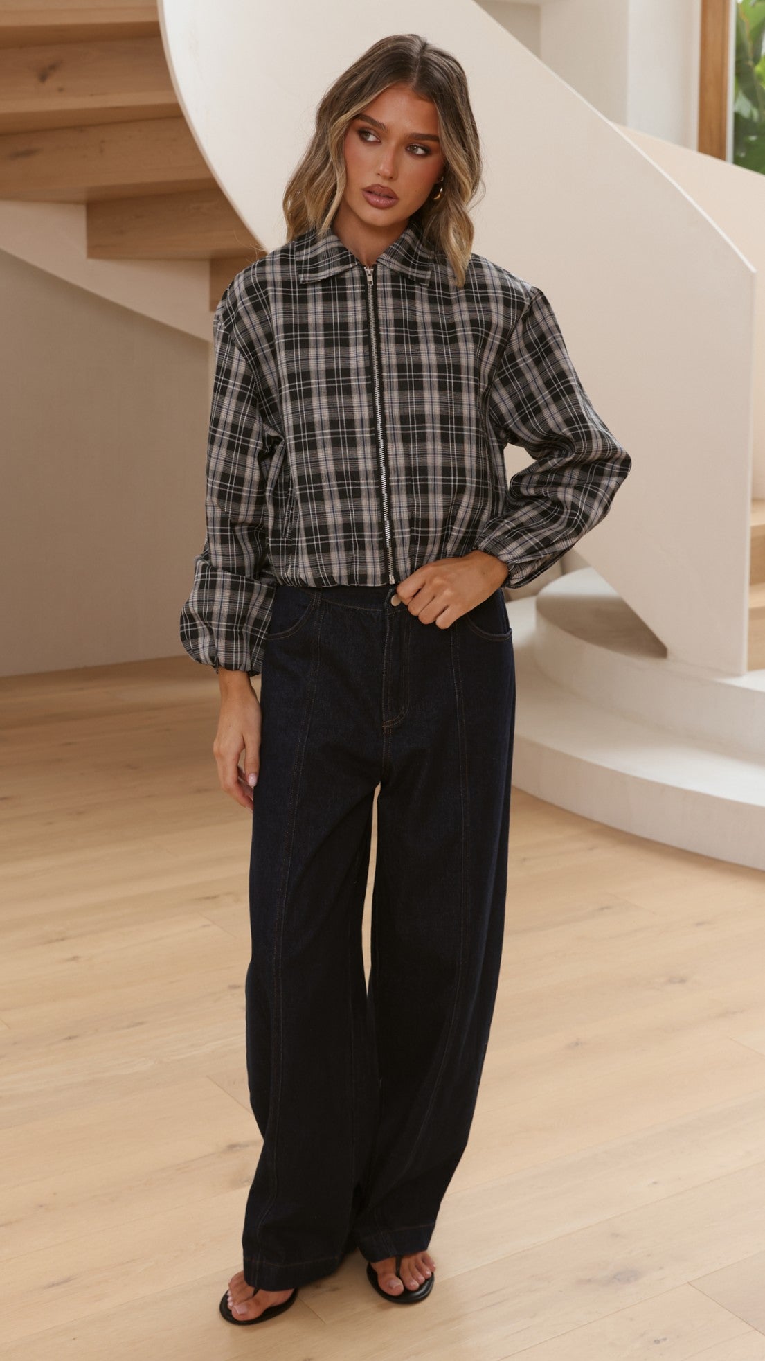 Georgie Barrel Jeans - Indigo - Billy J