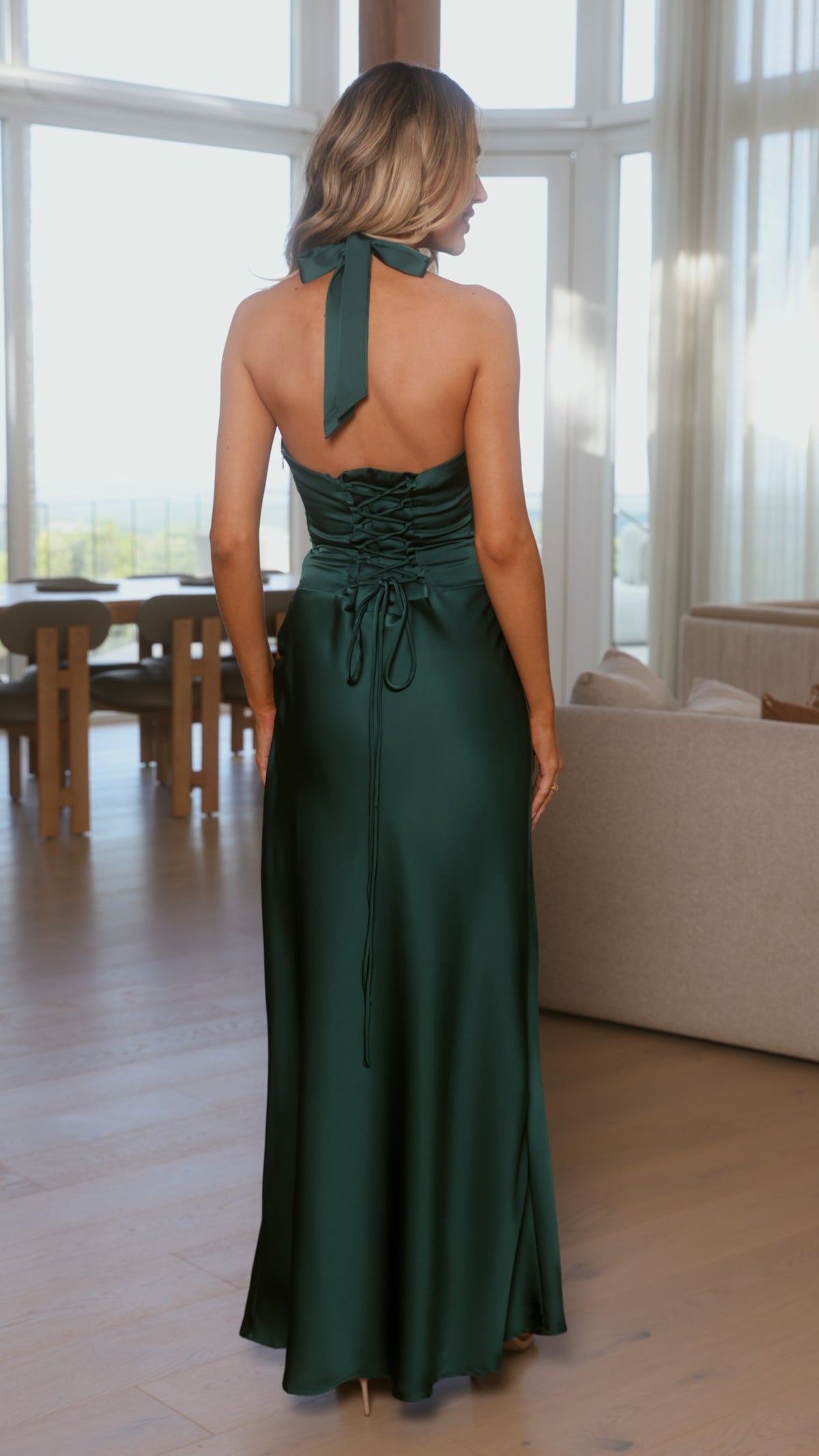 Odessa Maxi Dress - Emerald - Billy J