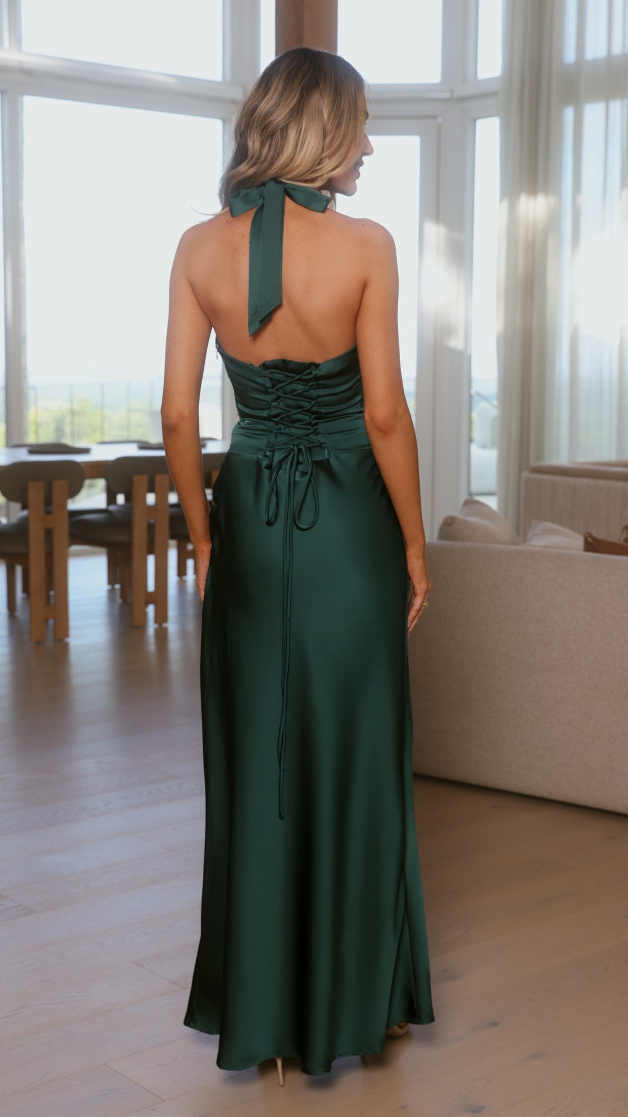 Odessa Maxi Dress - Emerald - Billy J