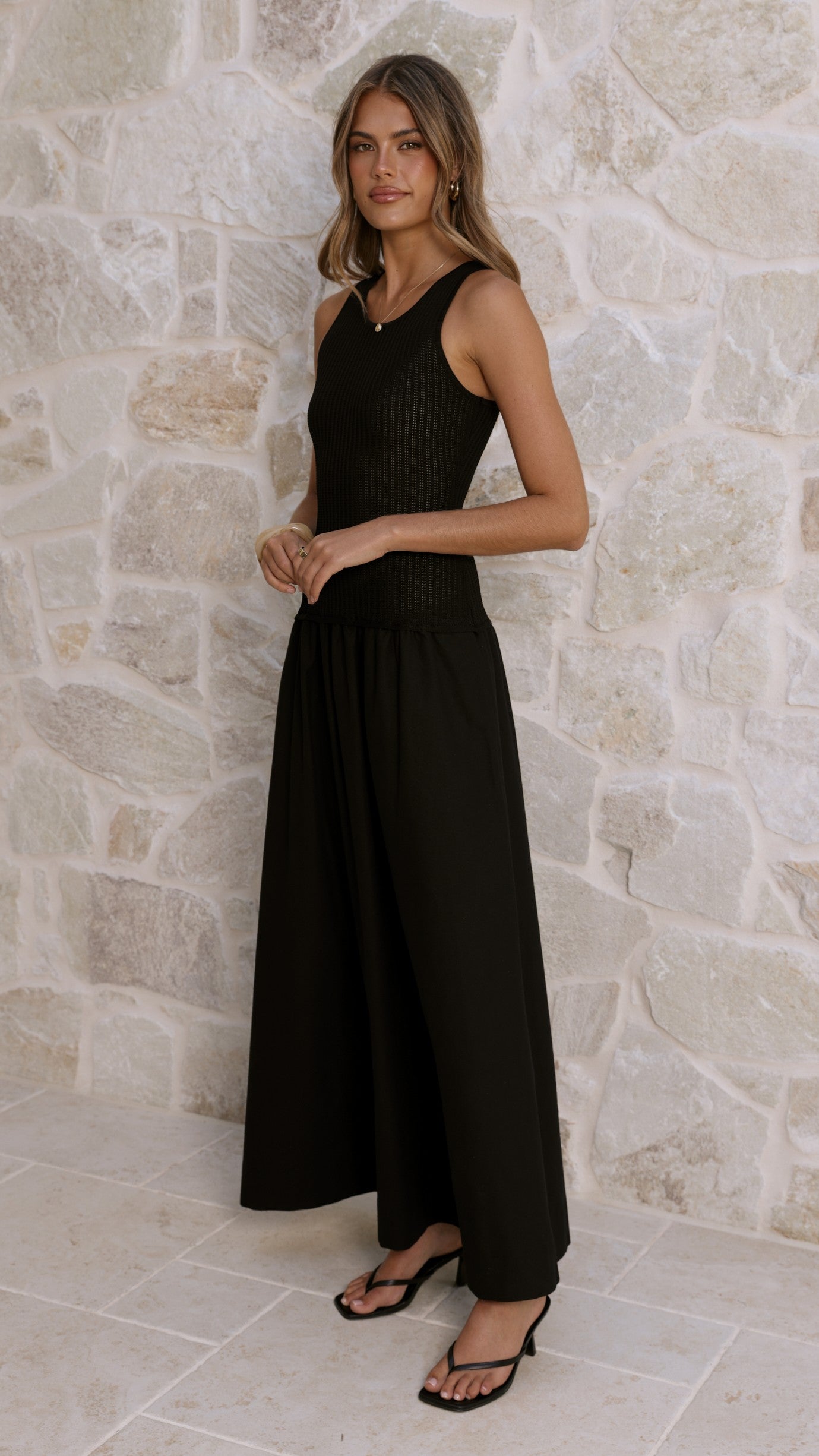Arden Maxi Dress - Black - Billy J