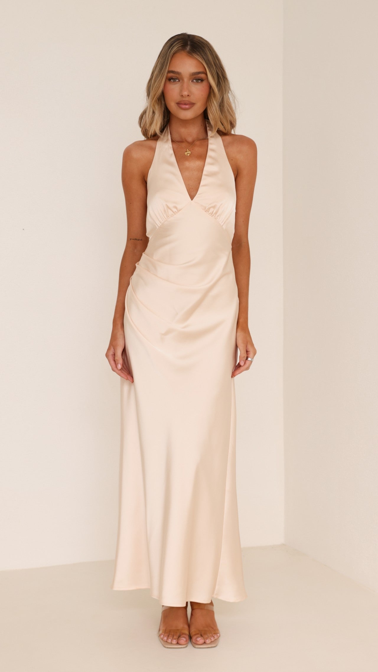 Sylvie Maxi Dress - Soft Gold