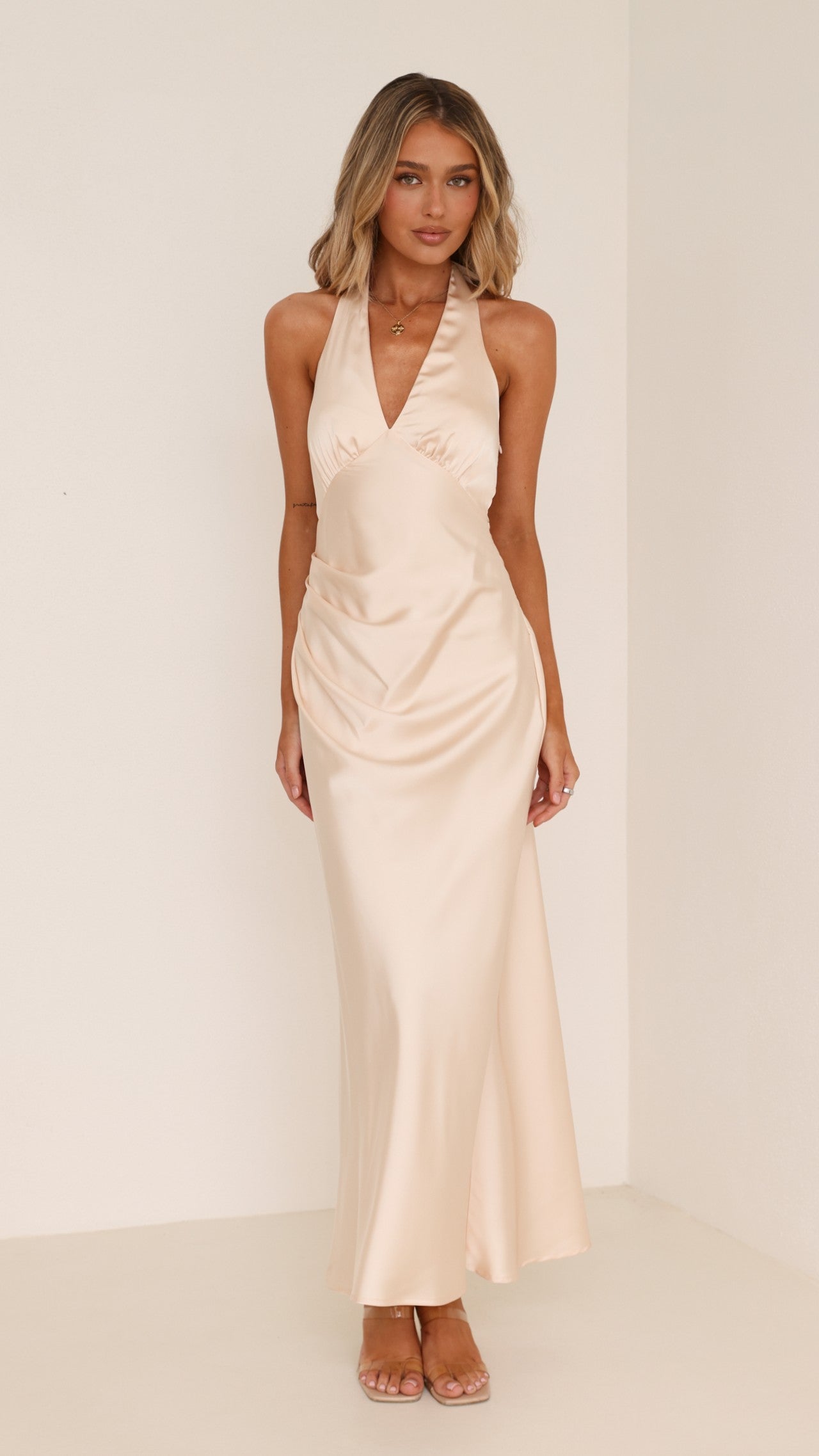 Sylvie Maxi Dress - Soft Gold