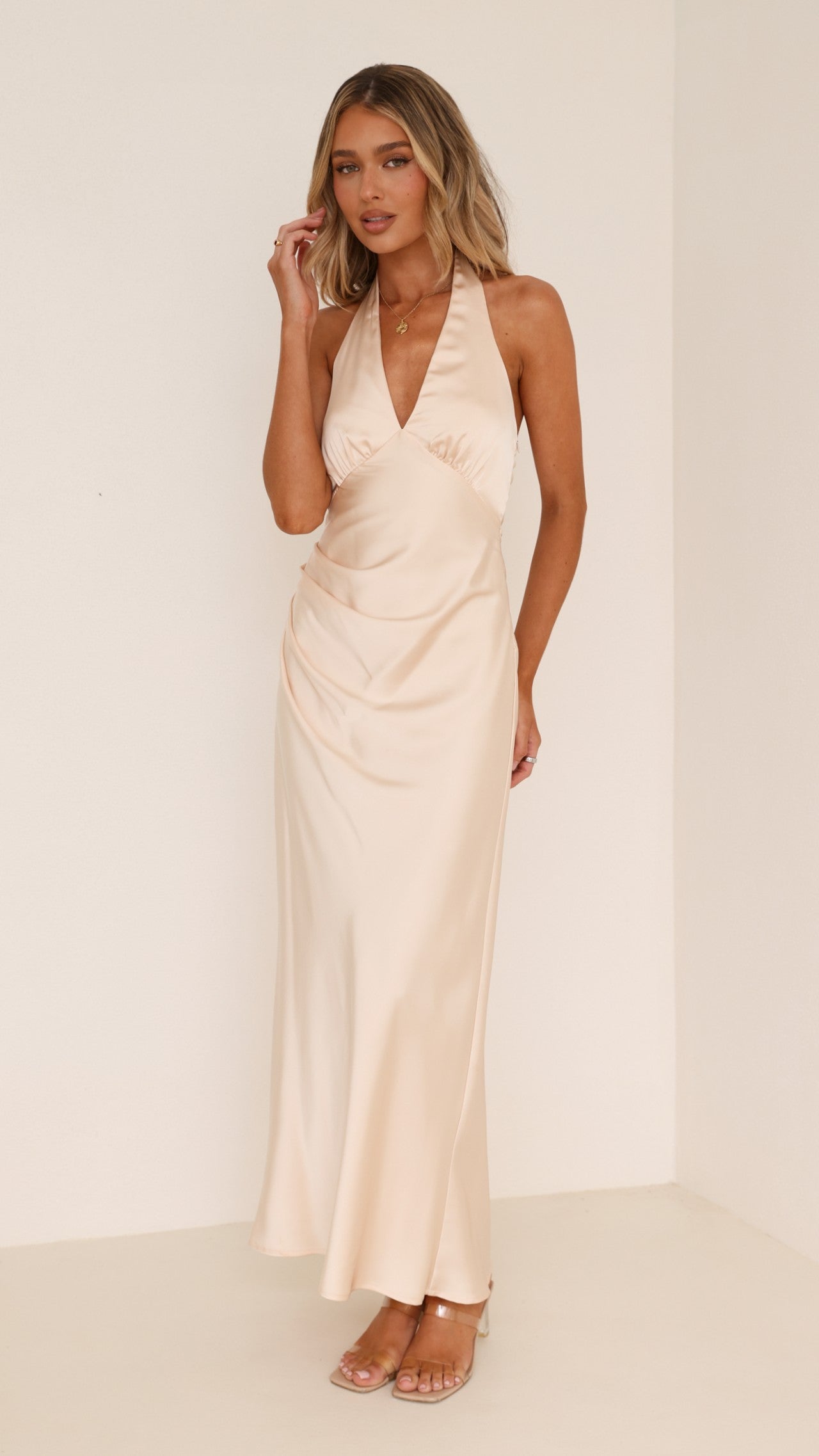 Sylvie Maxi Dress - Soft Gold