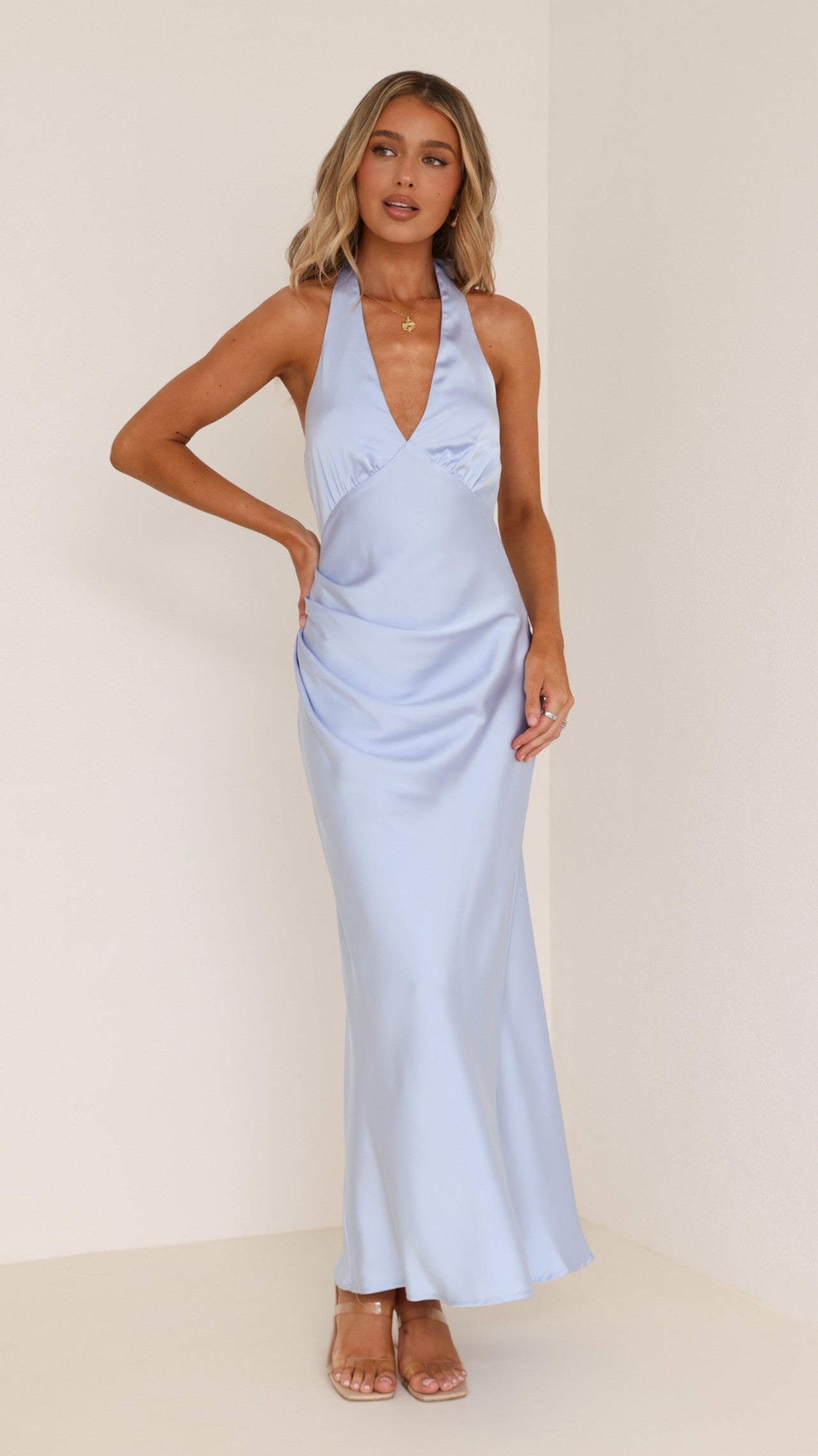 Sylvie Maxi Dress - Blue Bell