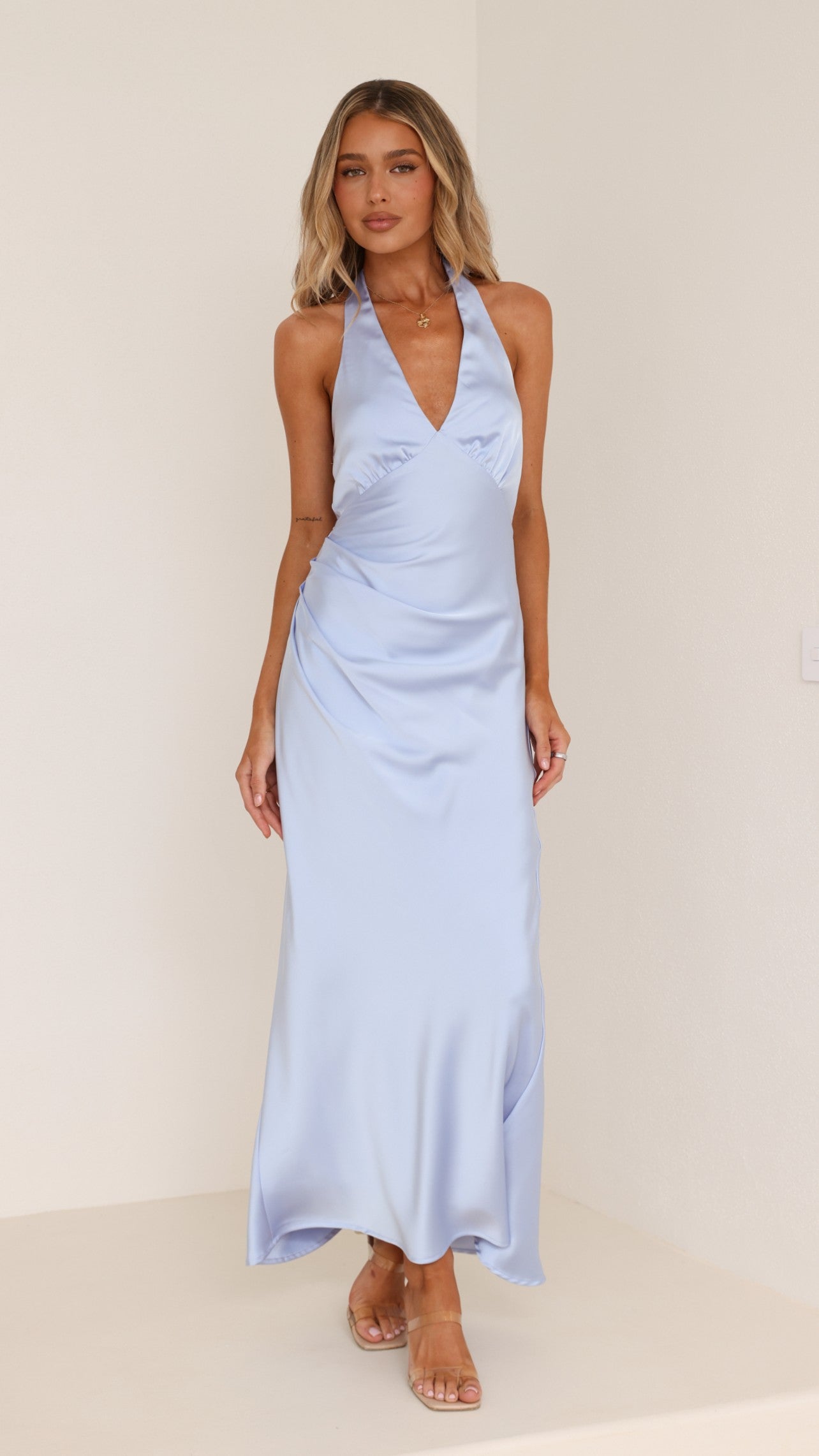 Sylvie Maxi Dress - Blue Bell