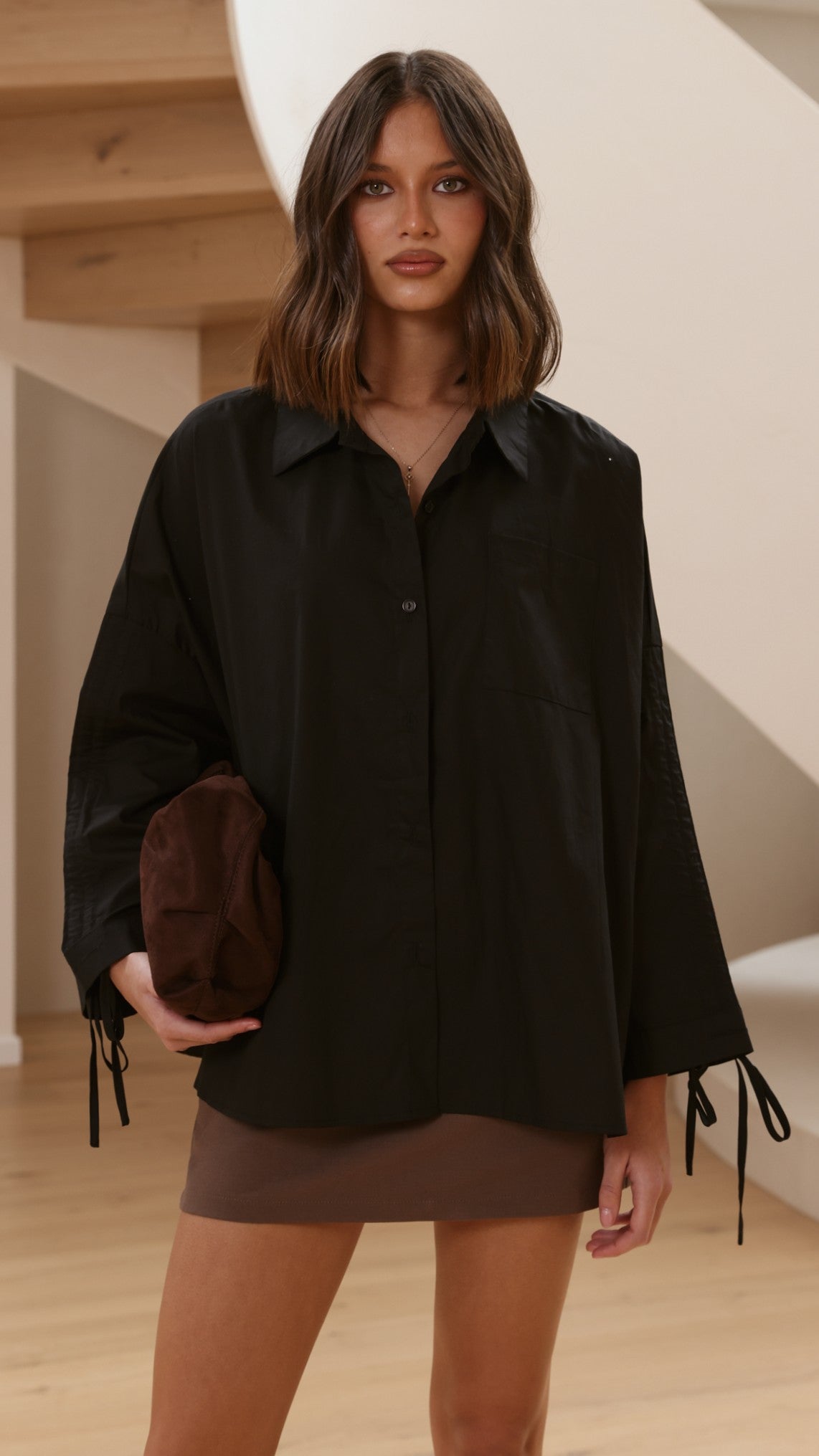 Alanna Shirt - Black - Billy J