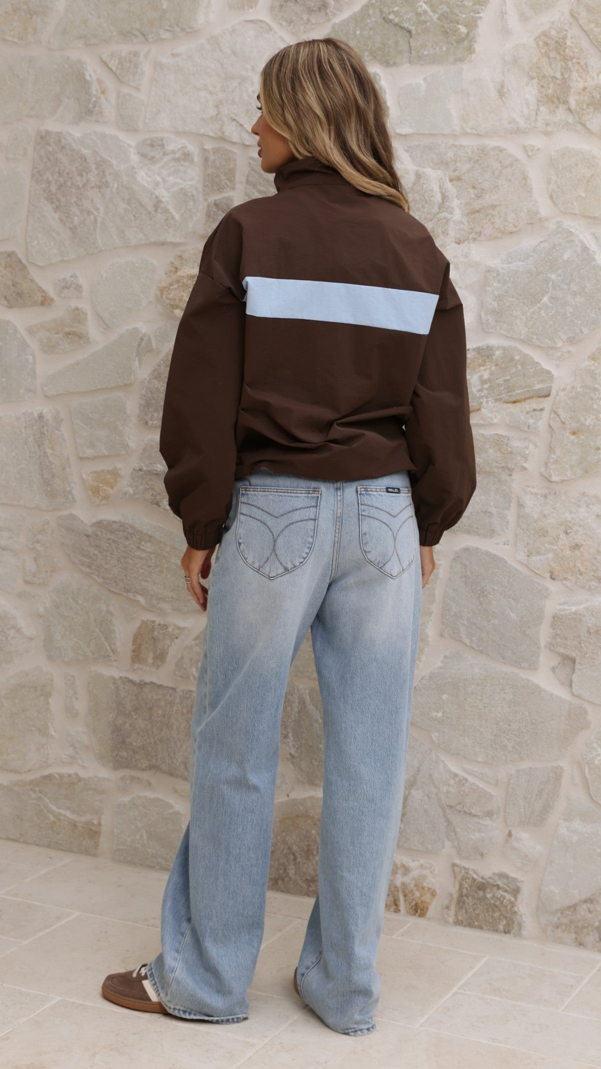 Ariella Jacket - Choc/Blue - Billy J