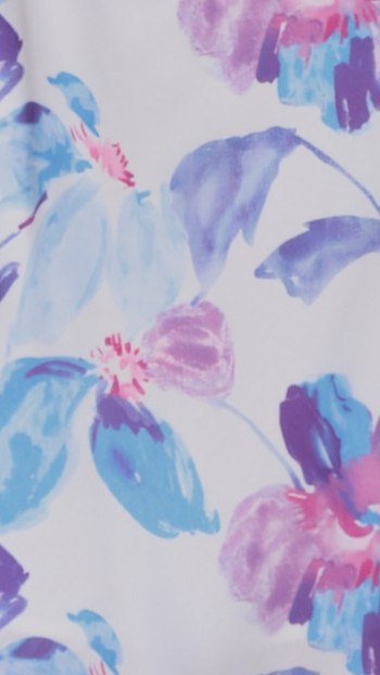 Zarla Mini Dress - Blue Floral - Billy J