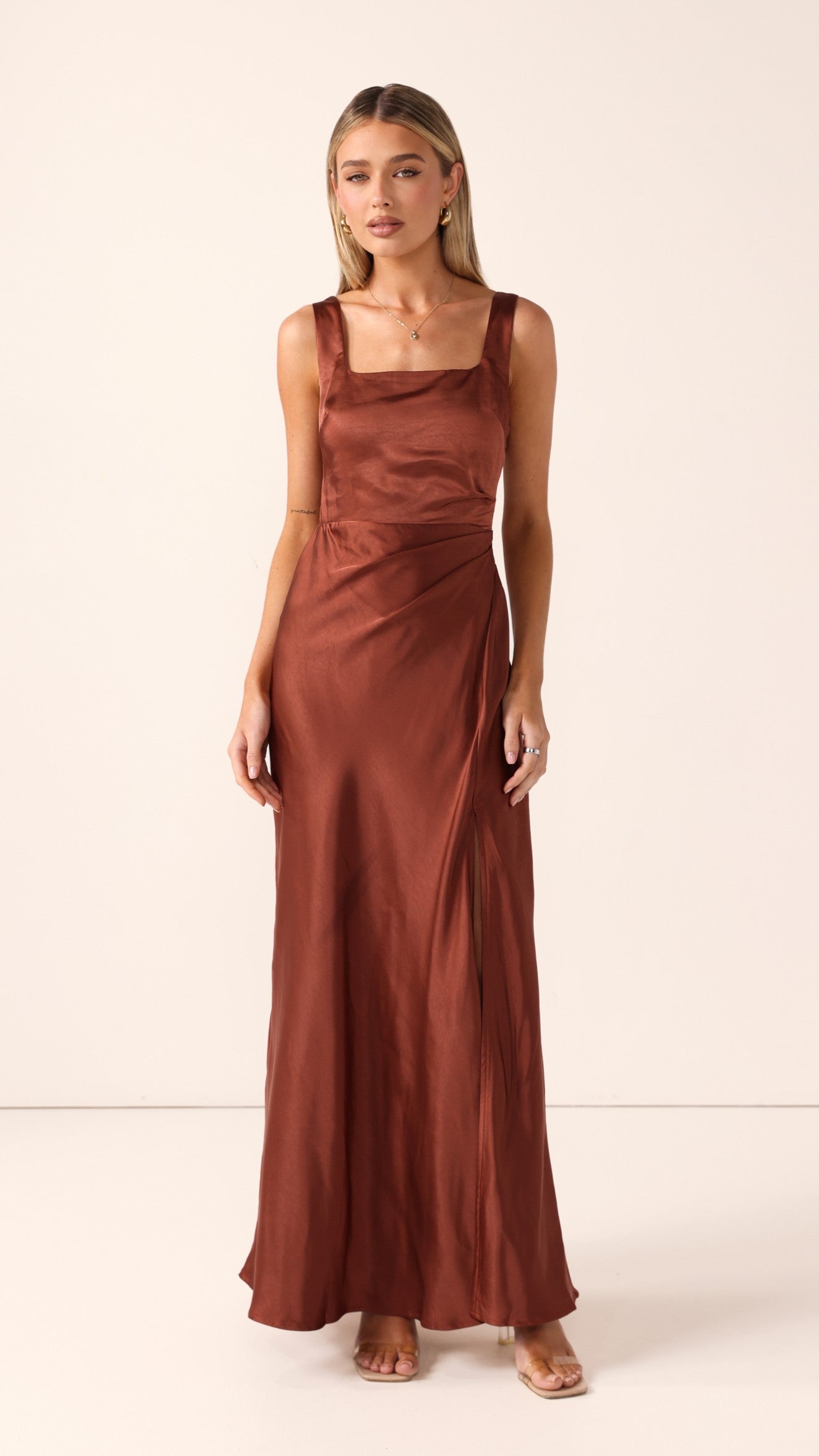 Alaria Maxi Dress - Rust - Billy J