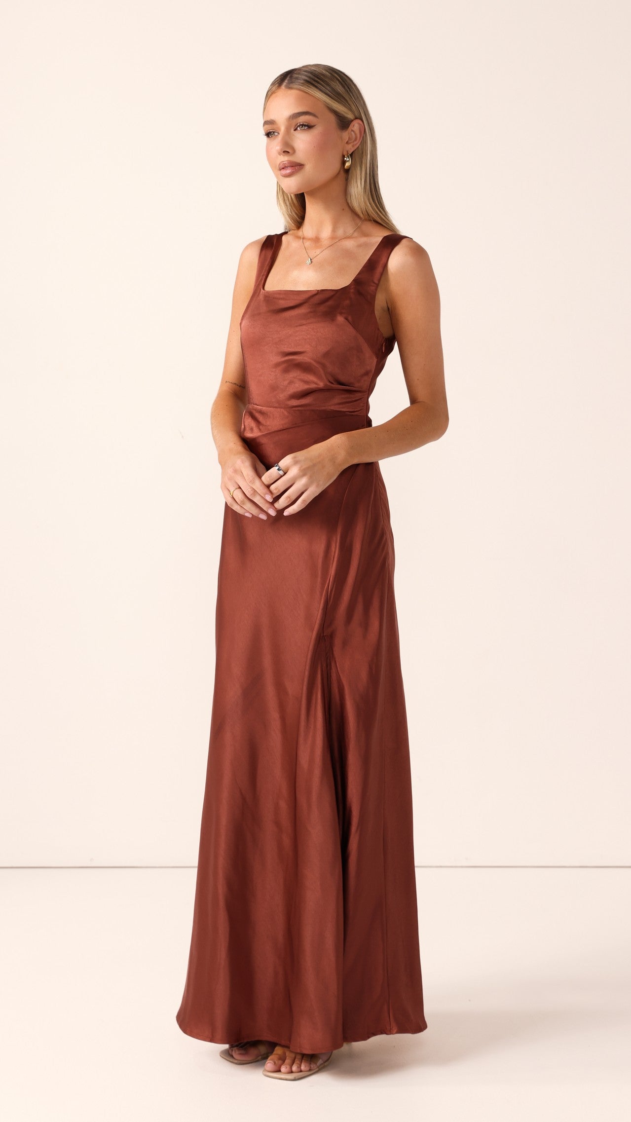 Alaria Maxi Dress - Rust - Billy J