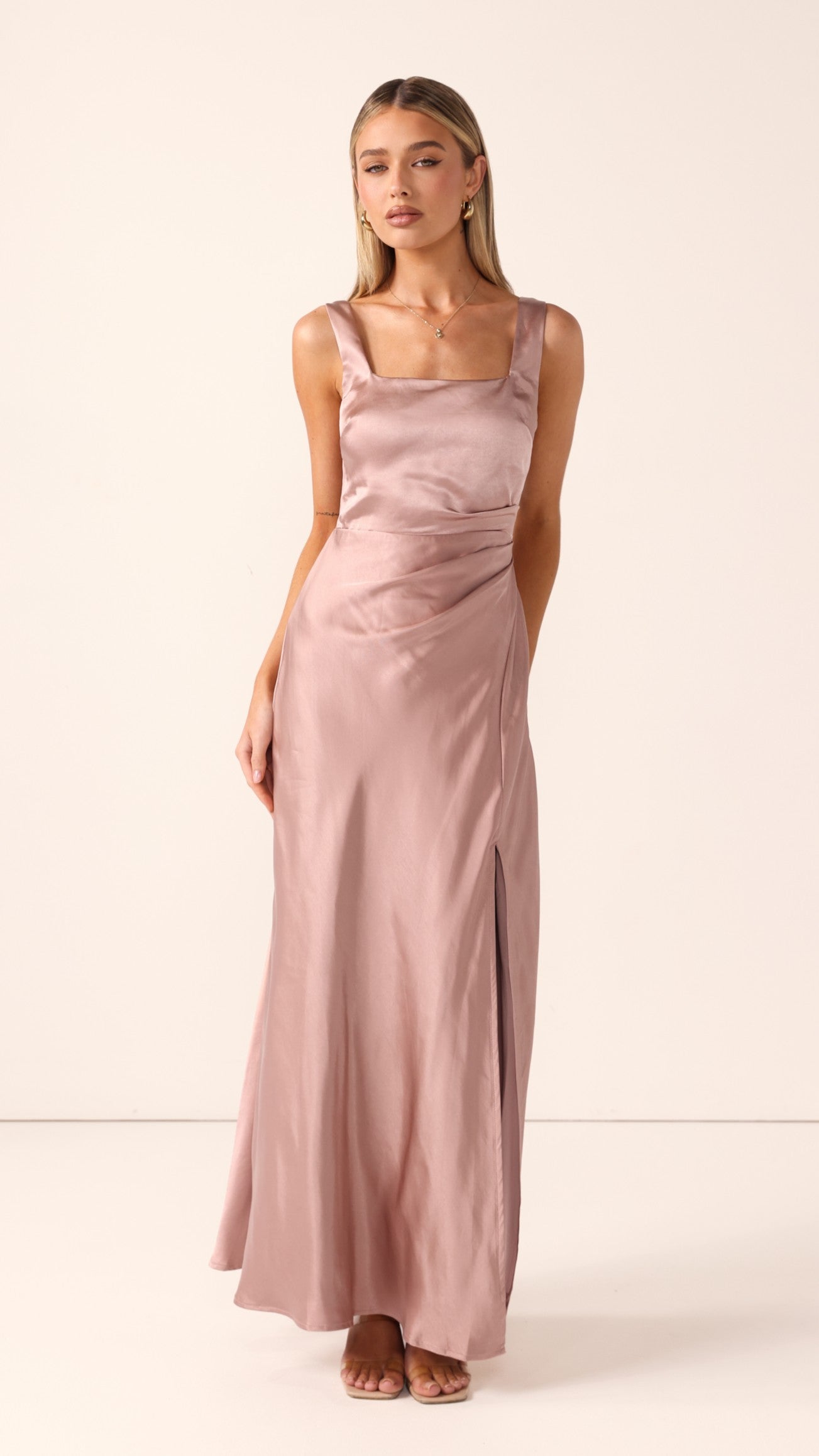 Alaria Maxi Dress - Dusty Pink - Billy J