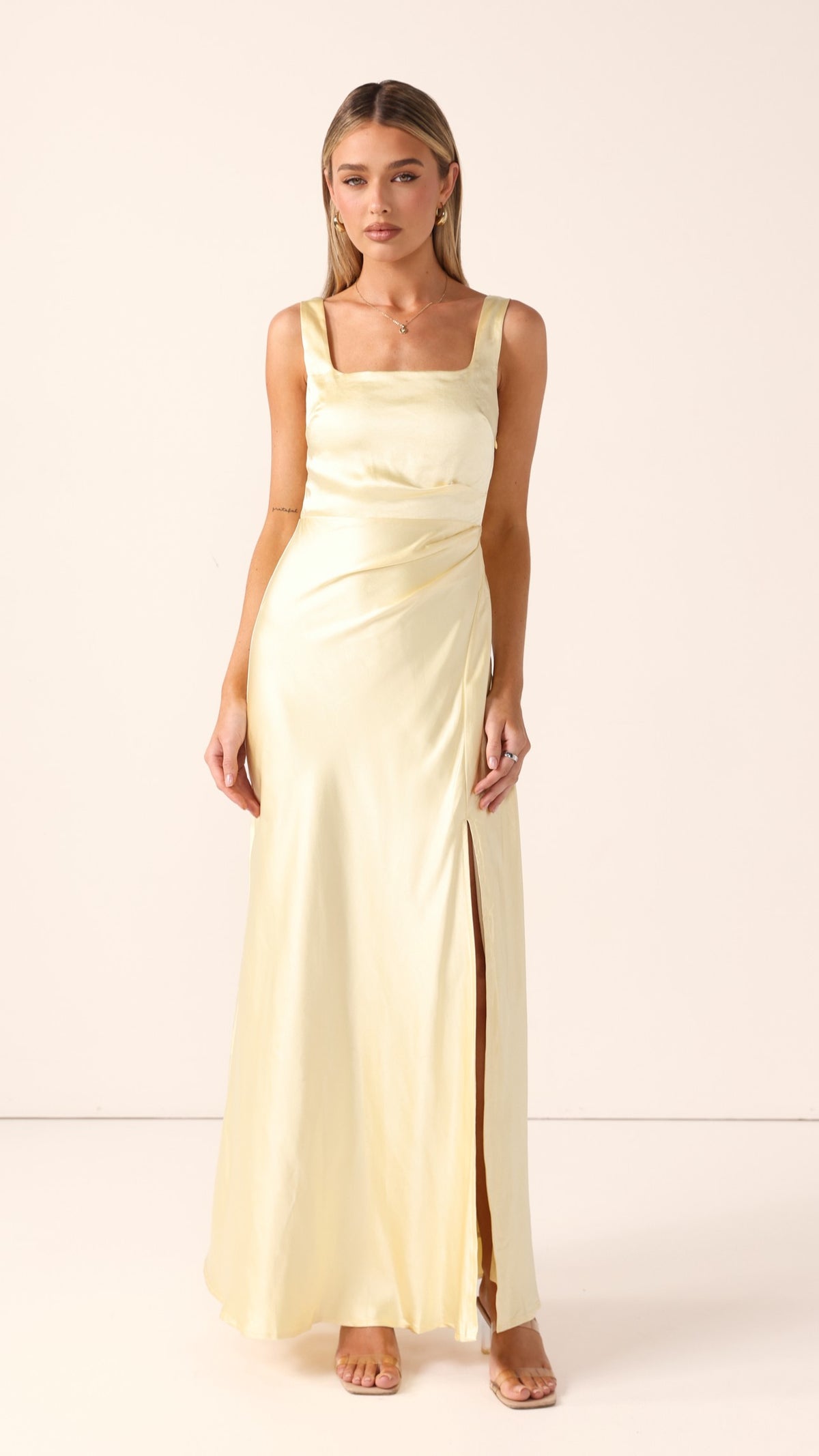 Alaria Maxi Dress - Yellow - Billy J