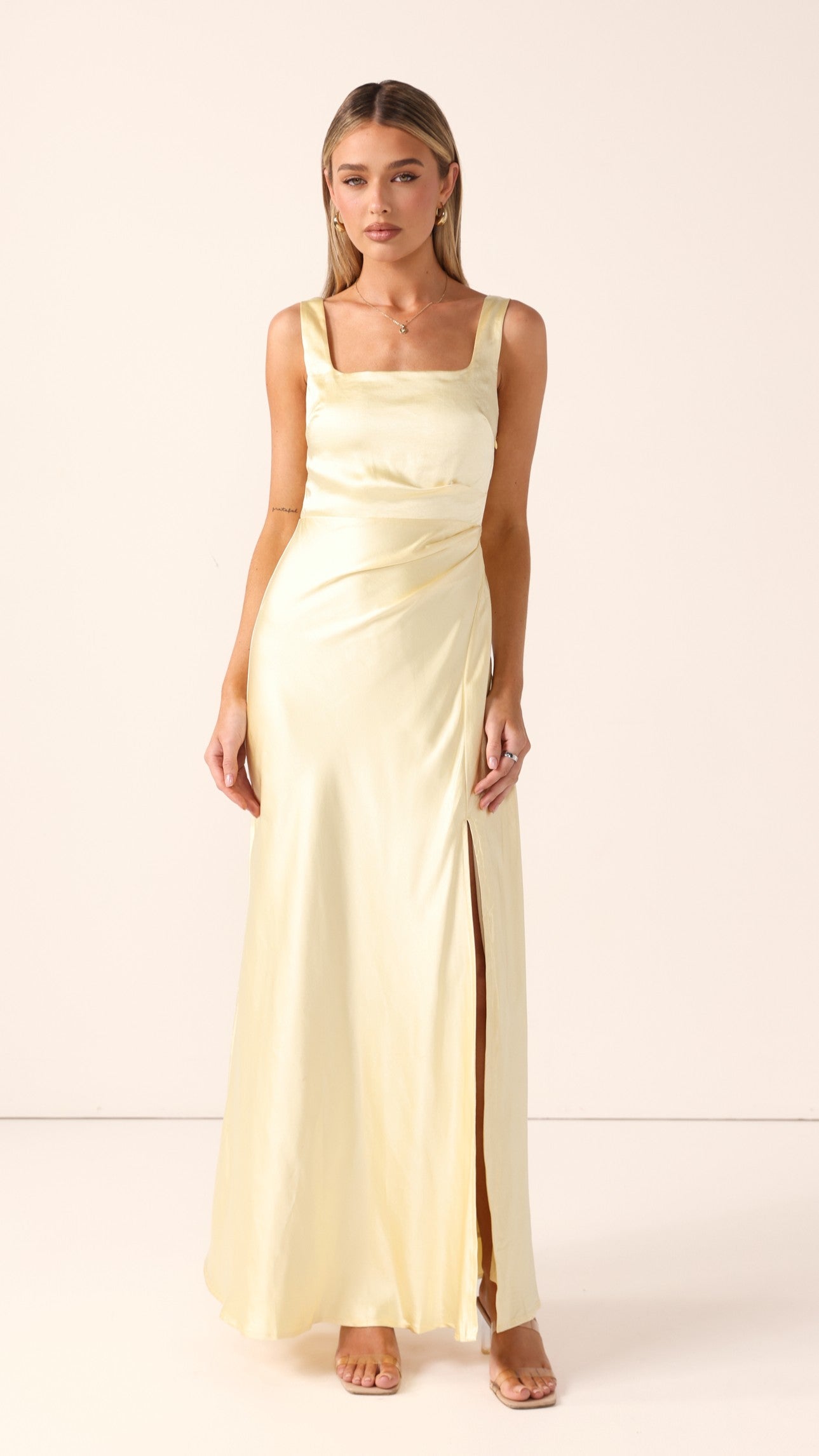 Alaria Maxi Dress - Yellow - Billy J