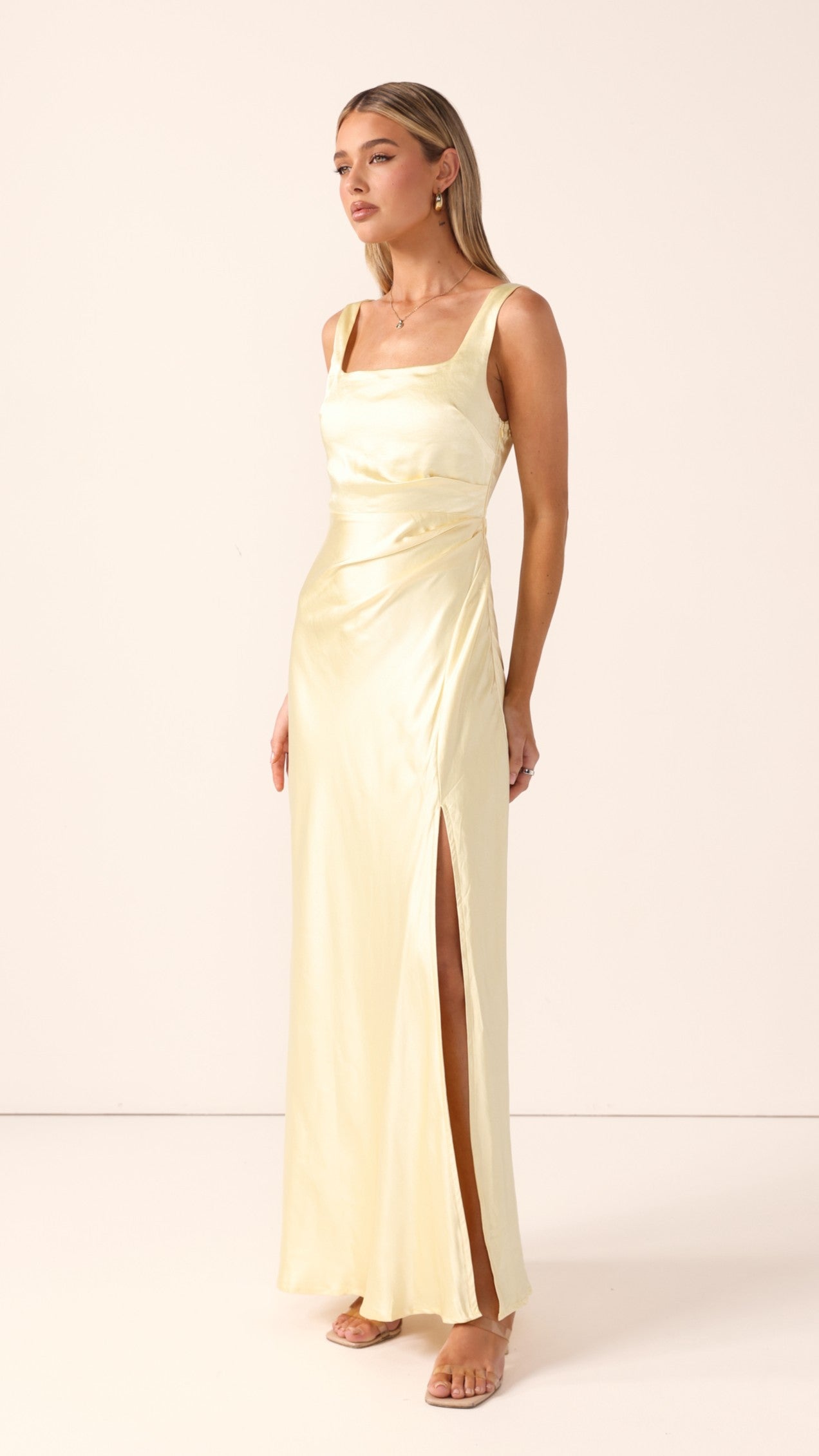 Alaria Maxi Dress - Yellow - Billy J