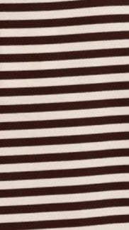 Clara Tee - Choc/White Stripe - Billy J