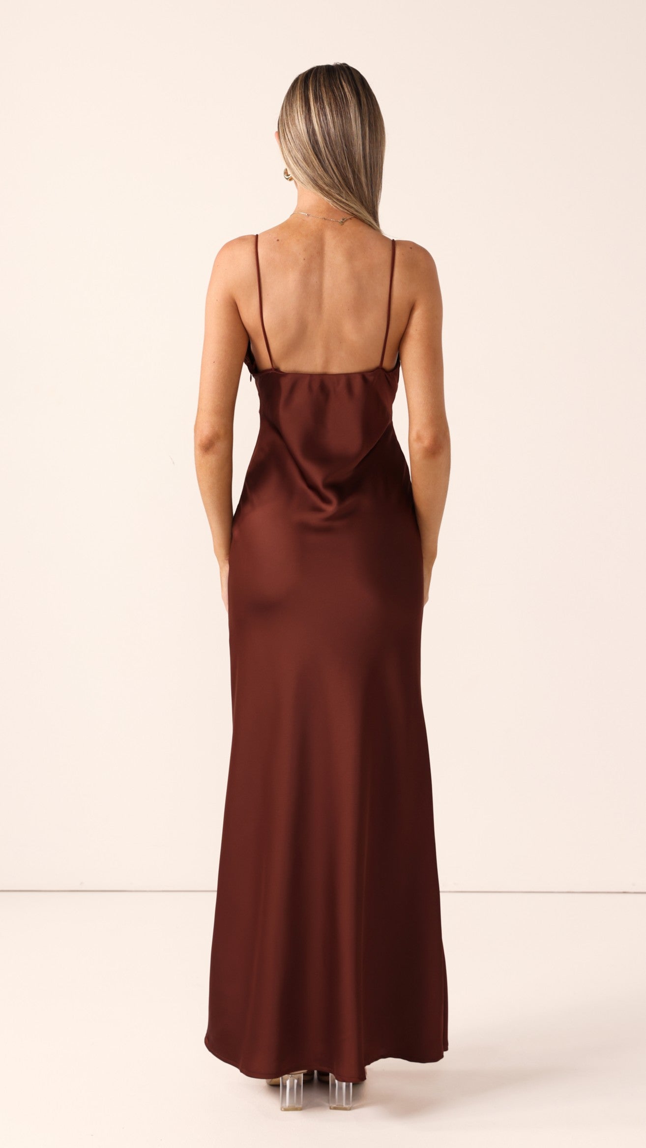 Ziah Maxi Dress - Brown - Billy J