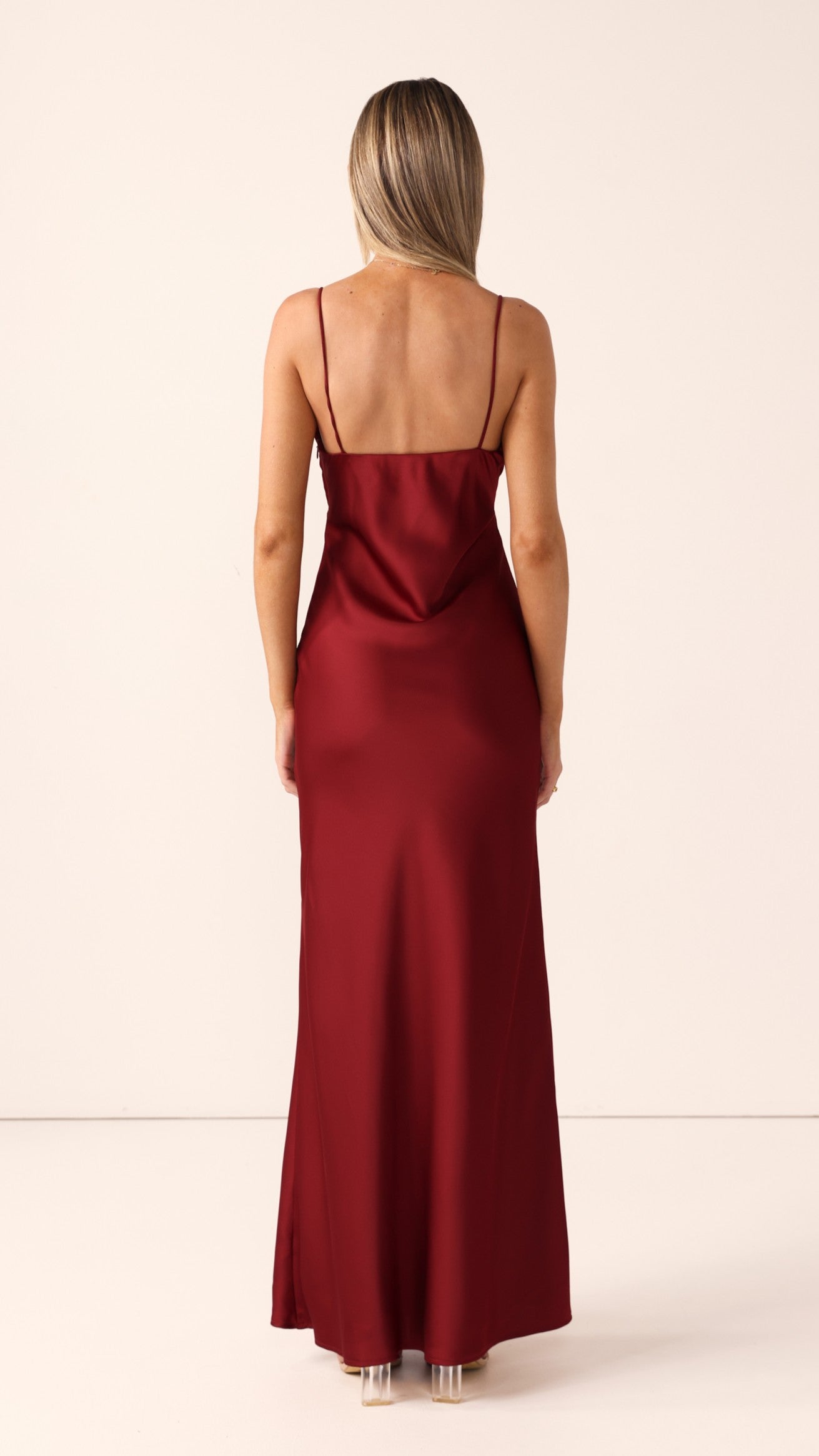 Ziah Maxi Dress - Wine - Billy J