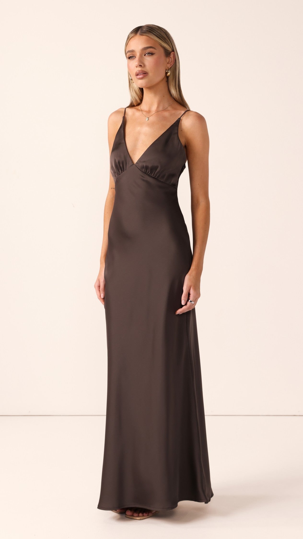 Ziah Maxi Dress - Espresso - Billy J