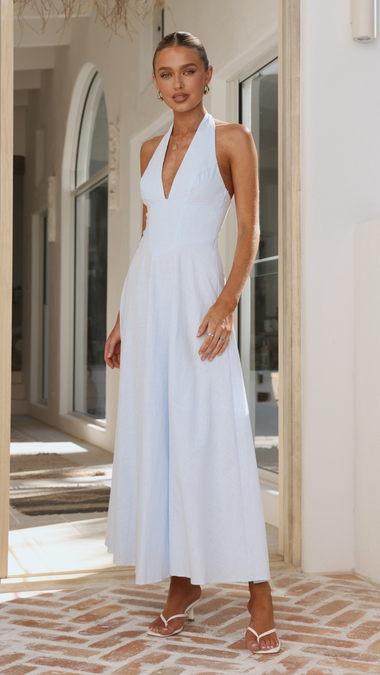 Skye Maxi Dress - Blue - Billy J