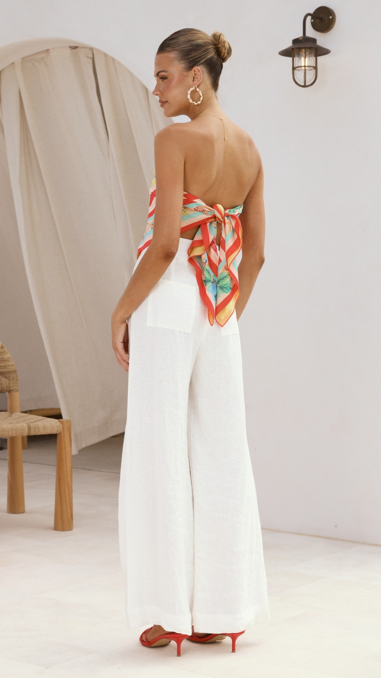 Imogen Scarf - Positano Red - Billy J