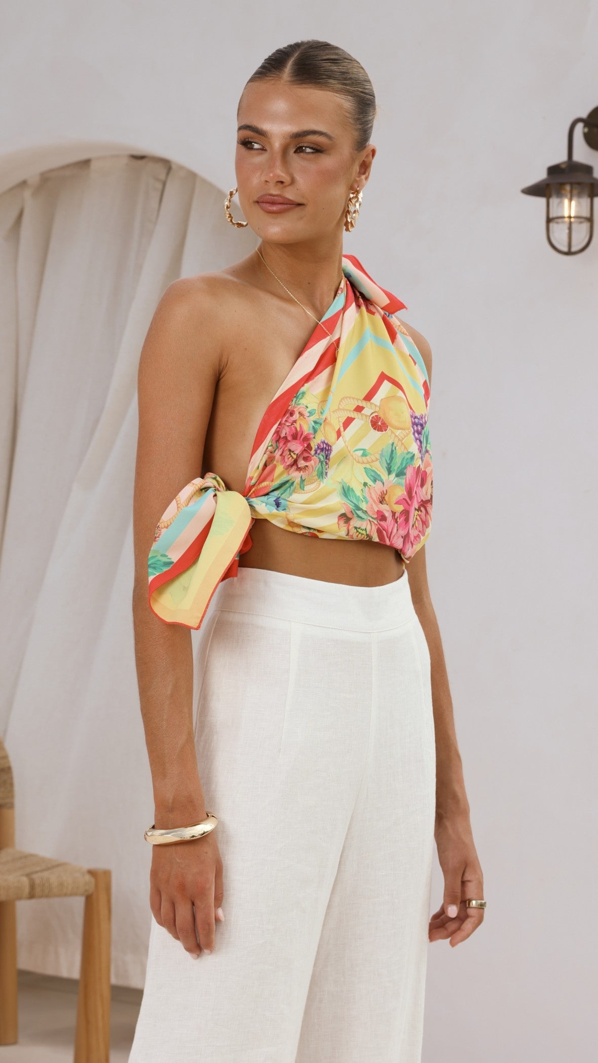 Imogen Scarf - Positano Red - Billy J
