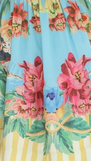 Talisha Mini Dress - Positano Blue - Billy J