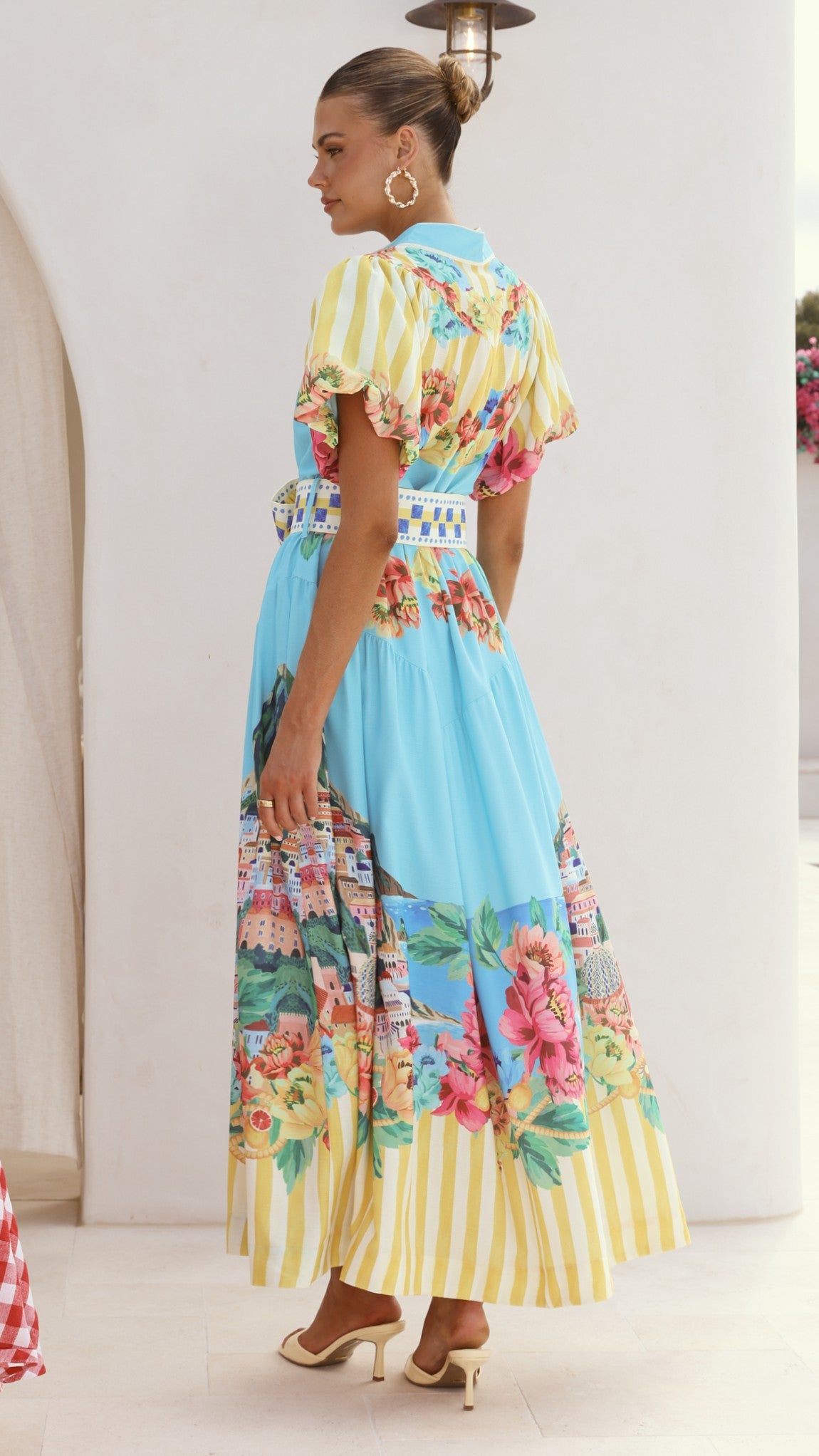 Bloom Maxi Dress - Positano Blue - Billy J
