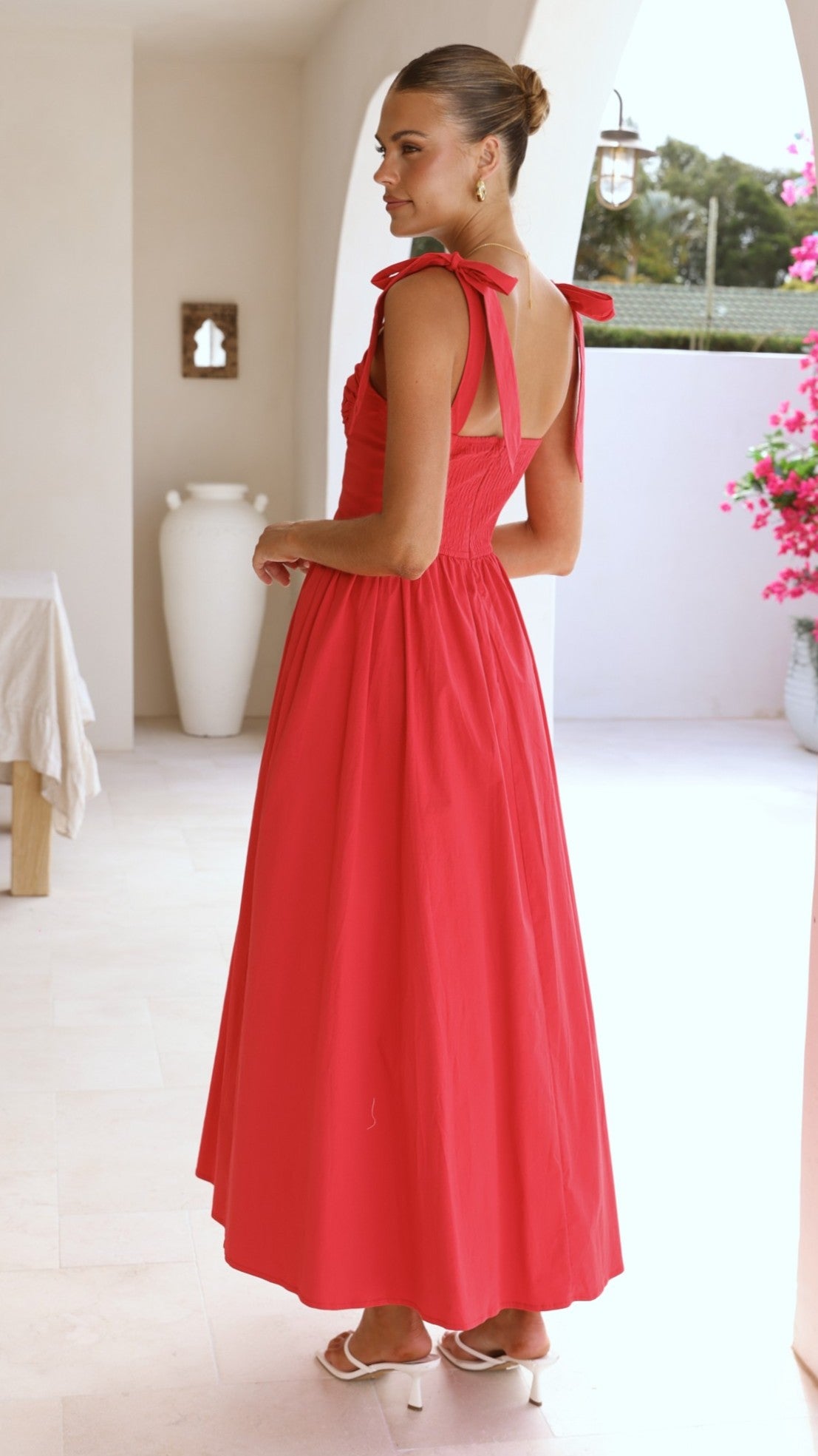 Haisley Maxi Dress - Red - Billy J