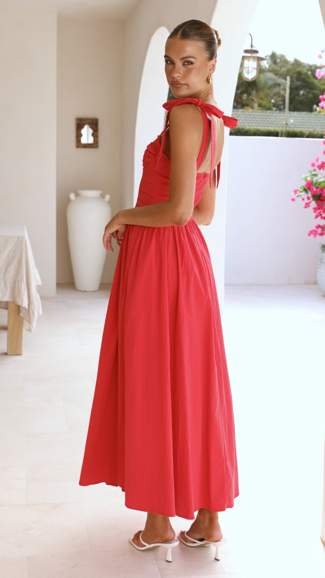 Haisley Maxi Dress - Red - Billy J