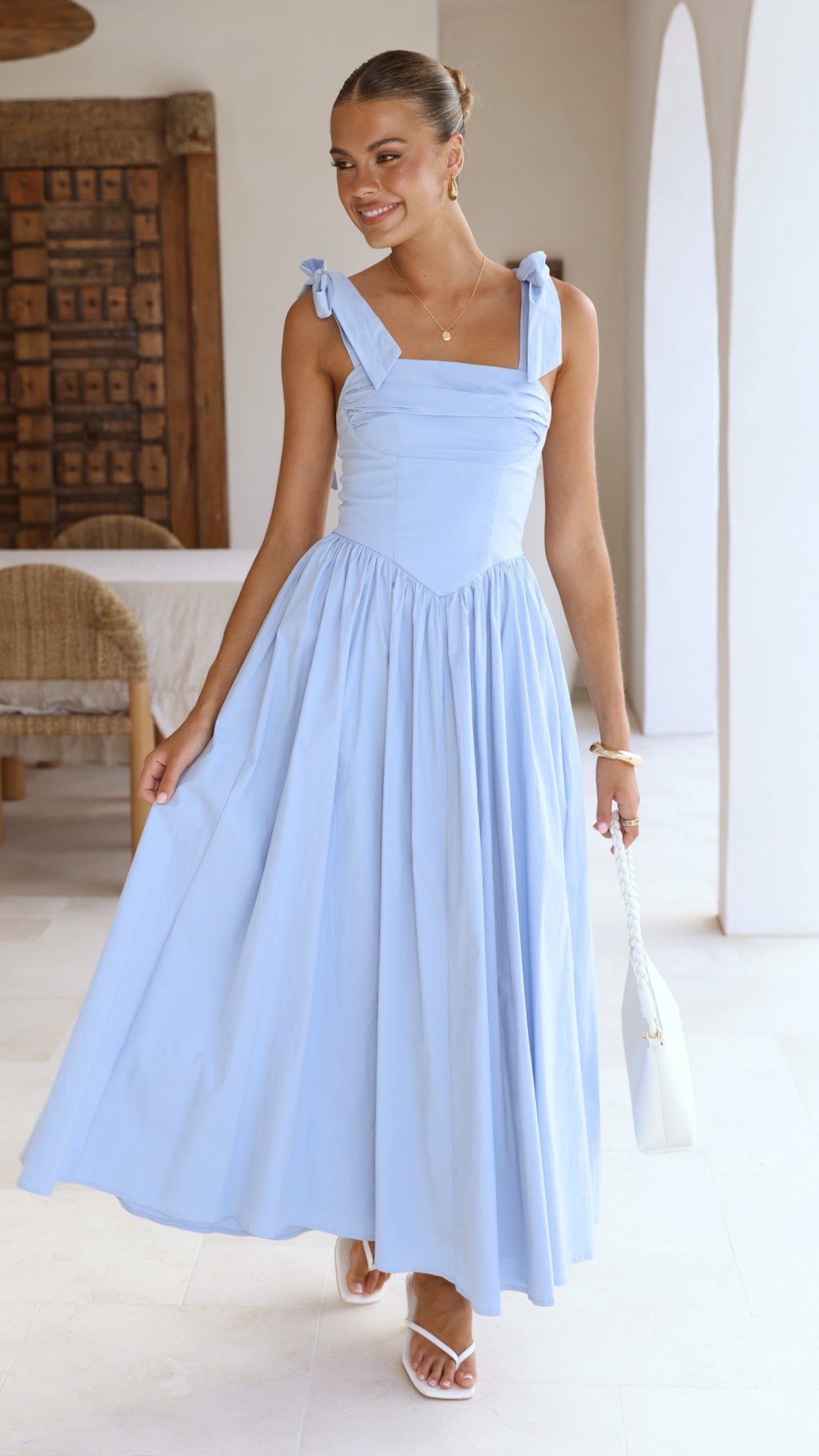 Haisley Maxi Dress - Blue - Billy J