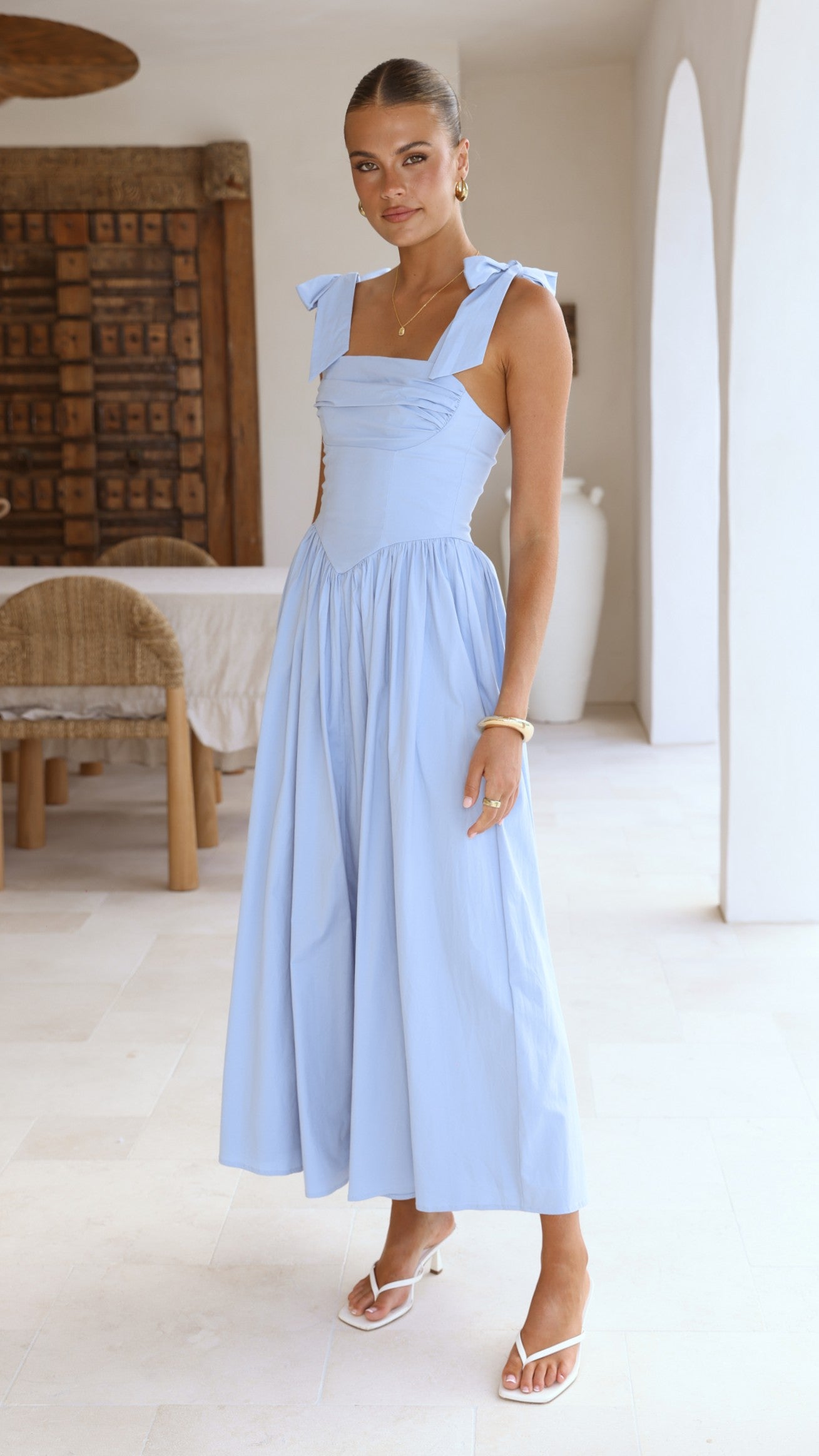 Haisley Maxi Dress - Blue - Billy J