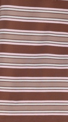 Casey Shorts - Chocolate / Beige Stripe - Billy J
