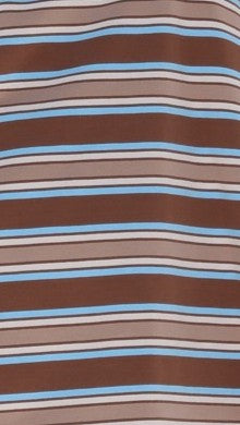 Casey Shorts - Chocolate / Blue Stripe - Billy J