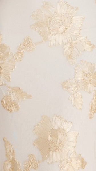 Nikova Maxi Dress - Yellow Embroidery - Billy J