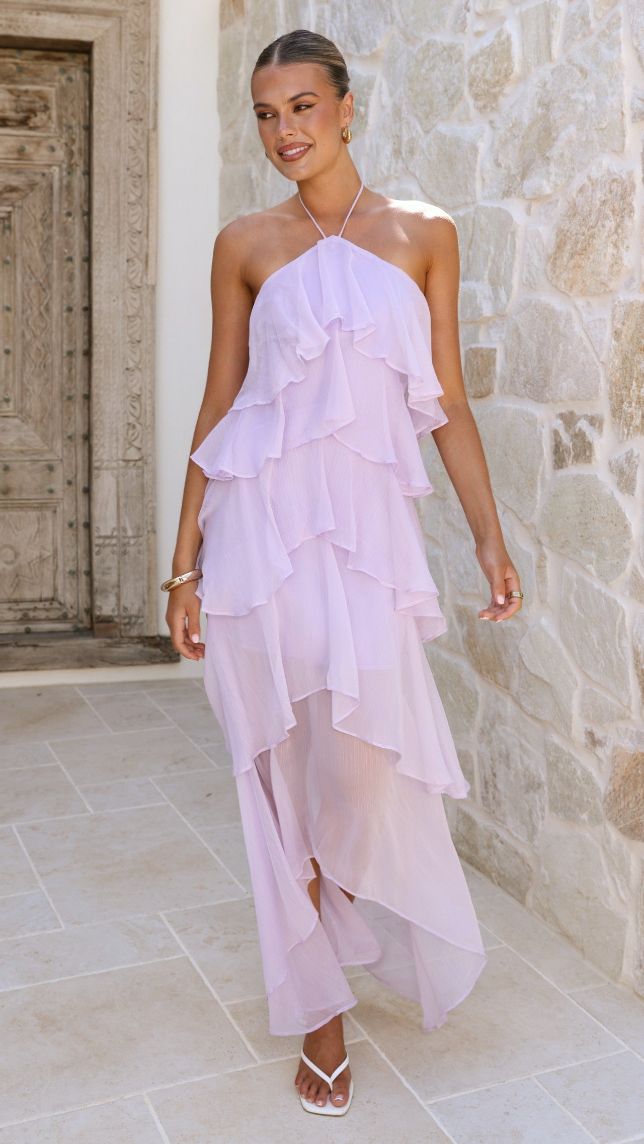 Soho Maxi Dress - Lilac - Billy J