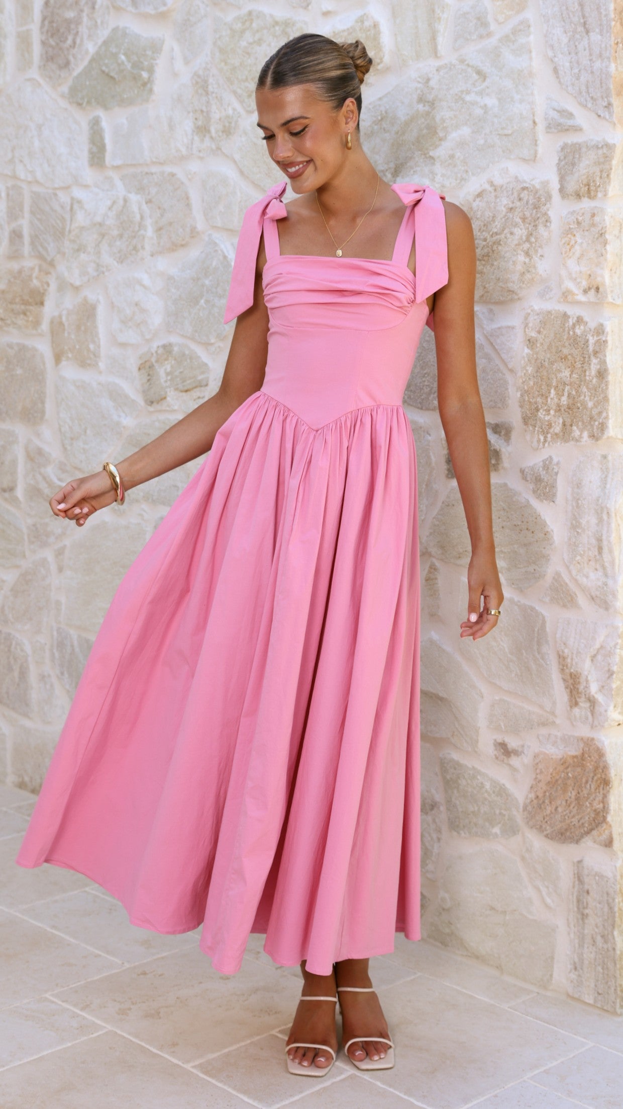 Haisley Maxi Dress - Pink - Billy J