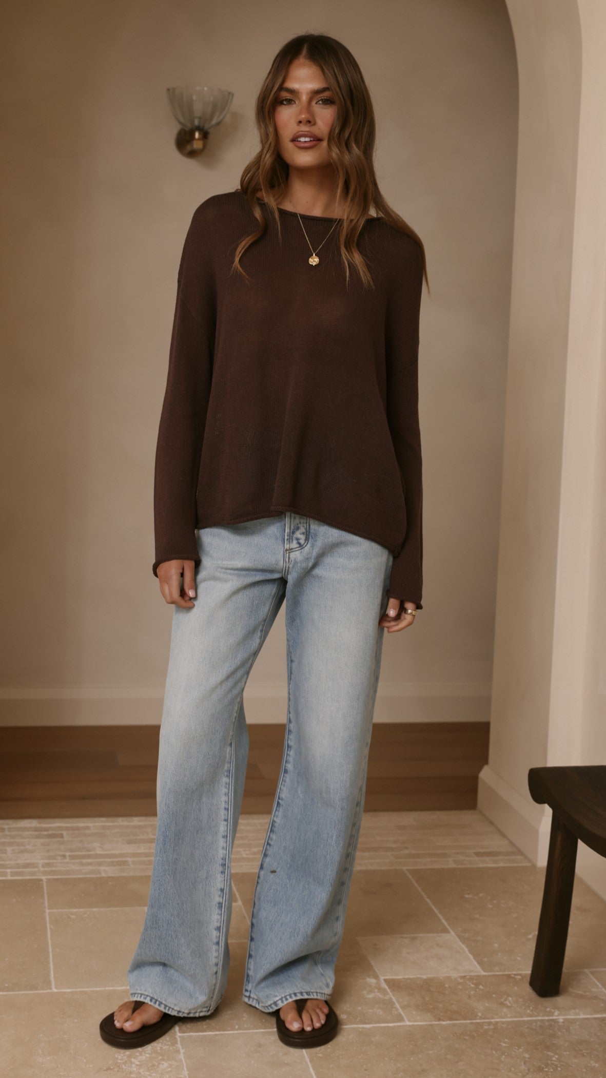 Lakoa Knit Top - Chocolate - Billy J