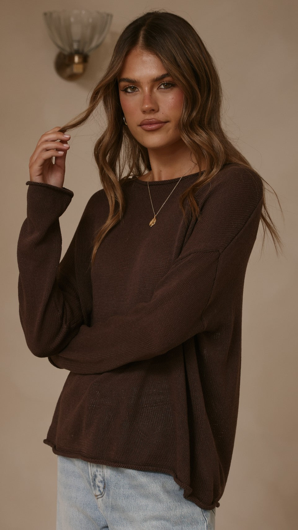 Lakoa Knit Top - Chocolate - Billy J