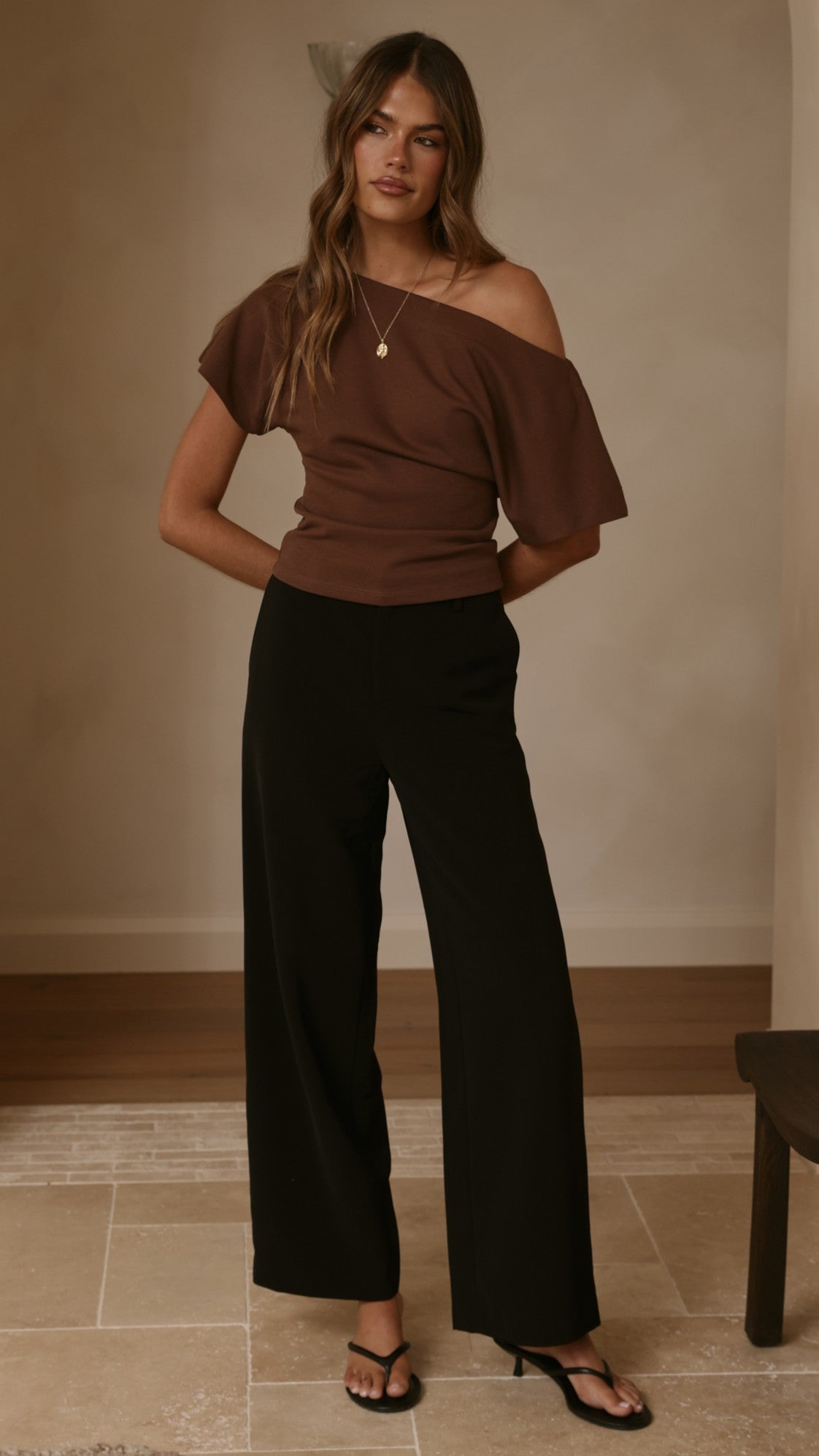 MVN Ady Wide Leg Pants - Black - Billy J