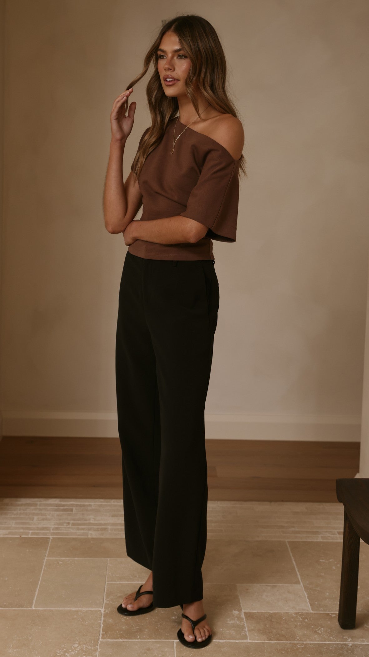 MVN Ady Wide Leg Pants - Black - Billy J