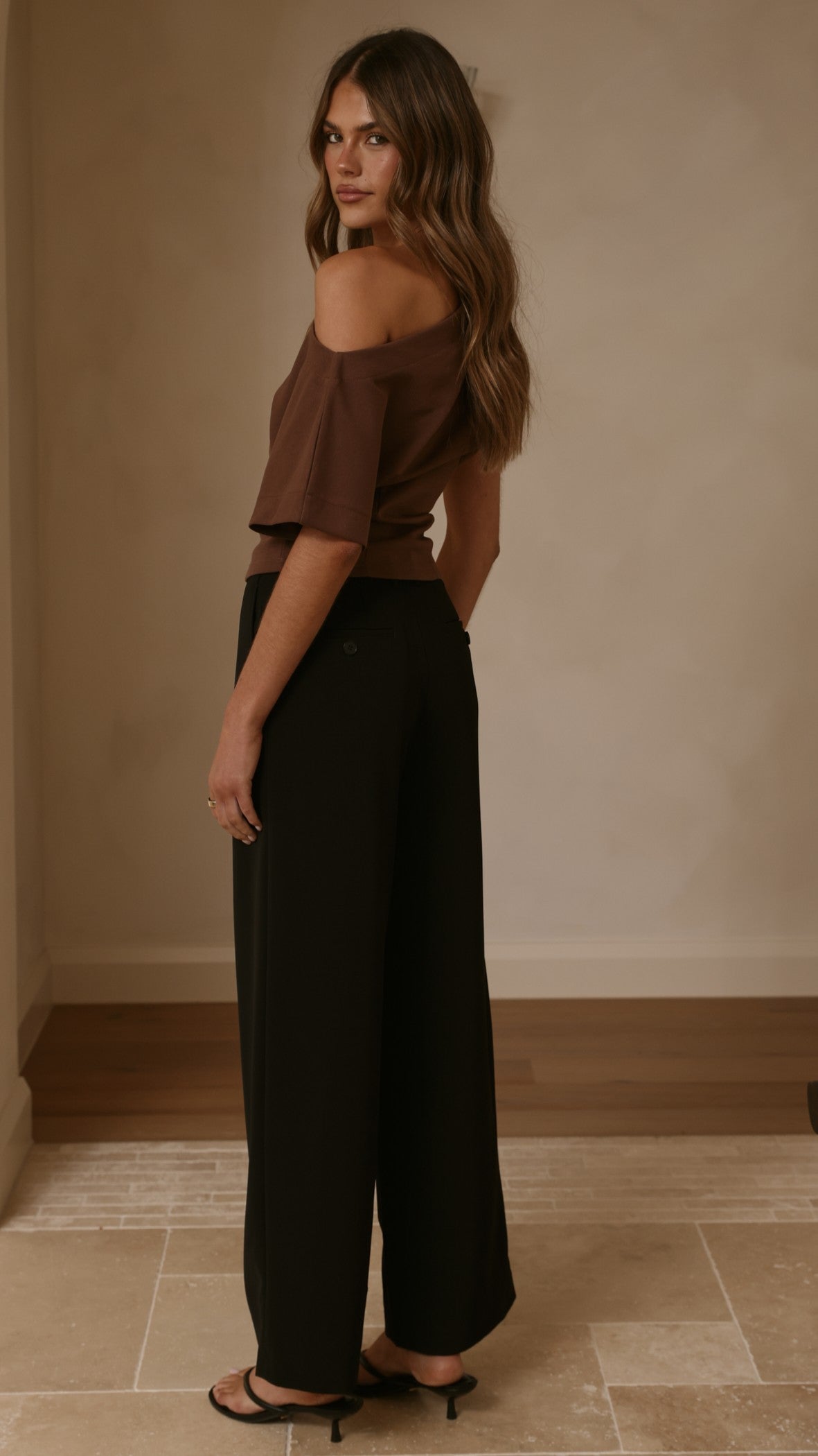 MVN Ady Wide Leg Pants - Black - Billy J