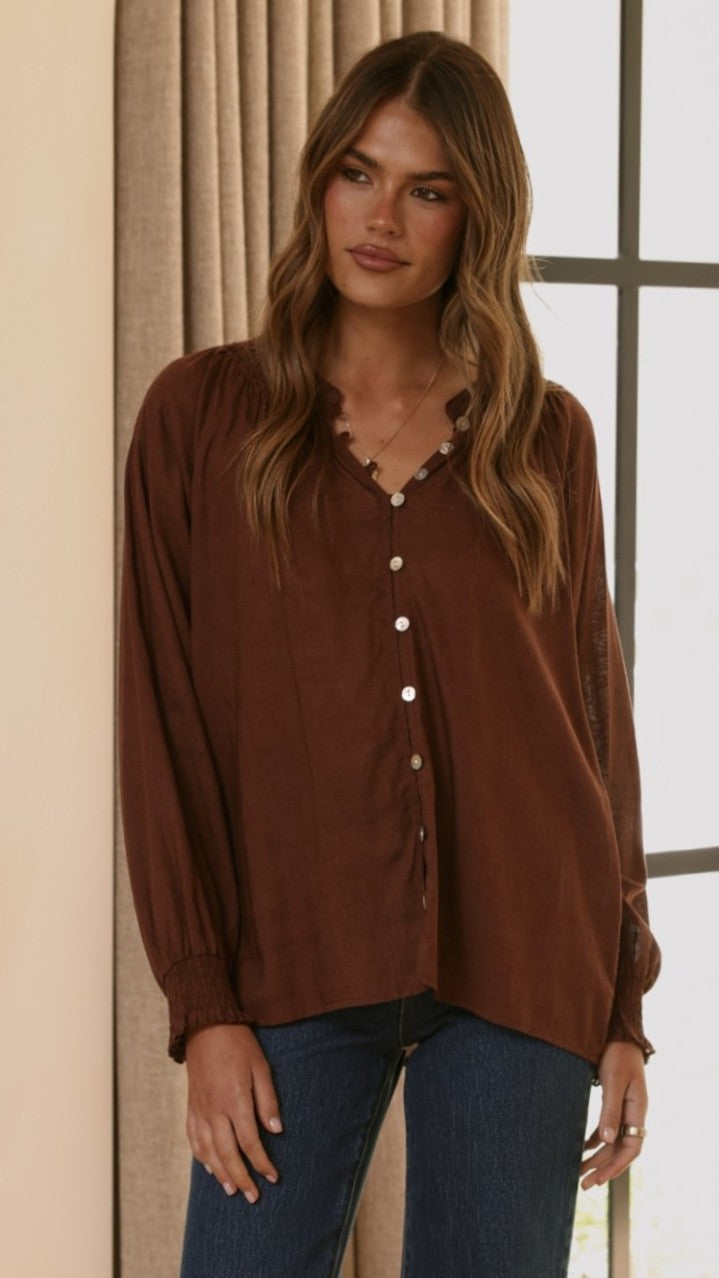 Solana Top - Brown - Billy J