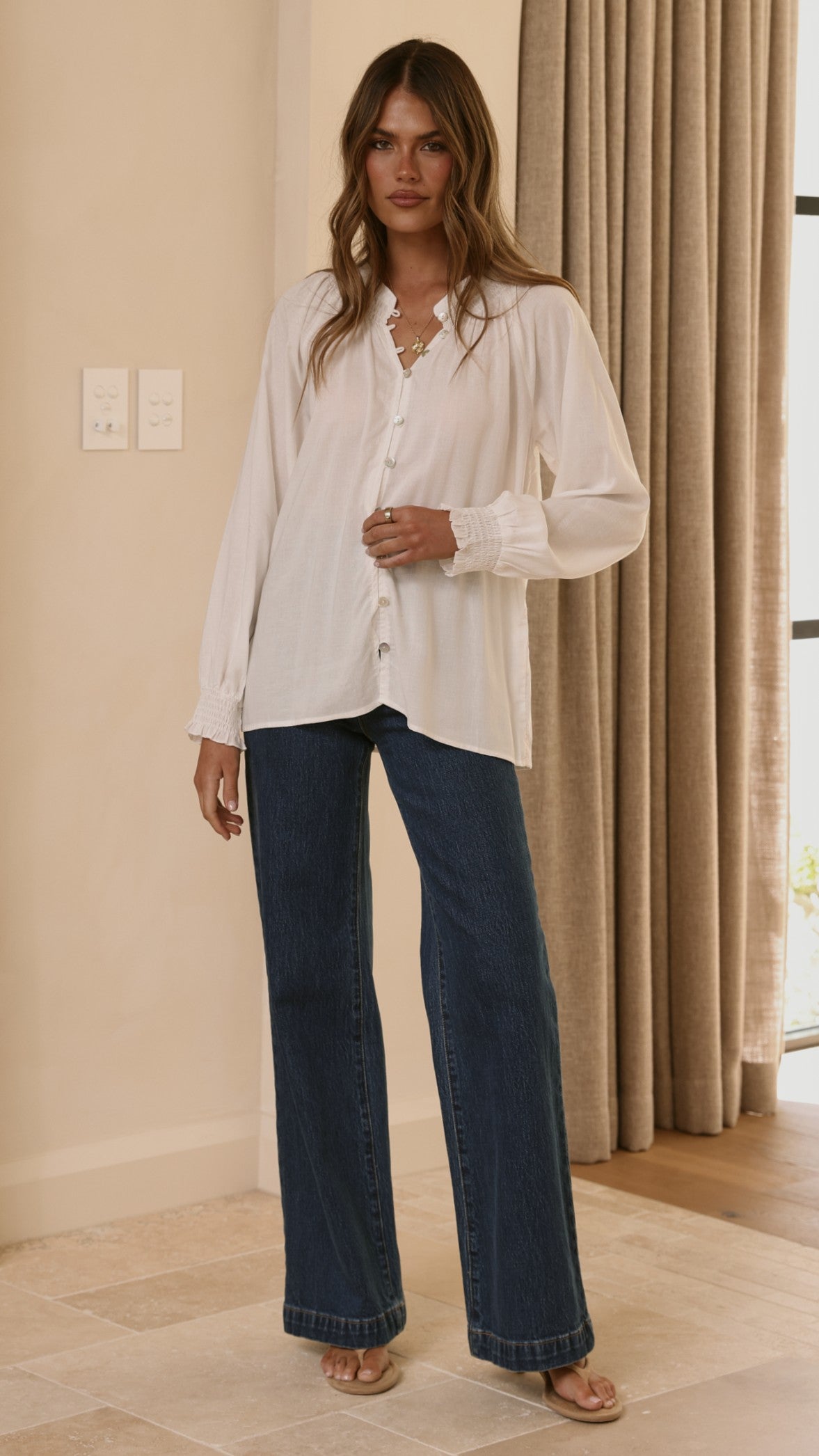 Solana Top - White - Billy J