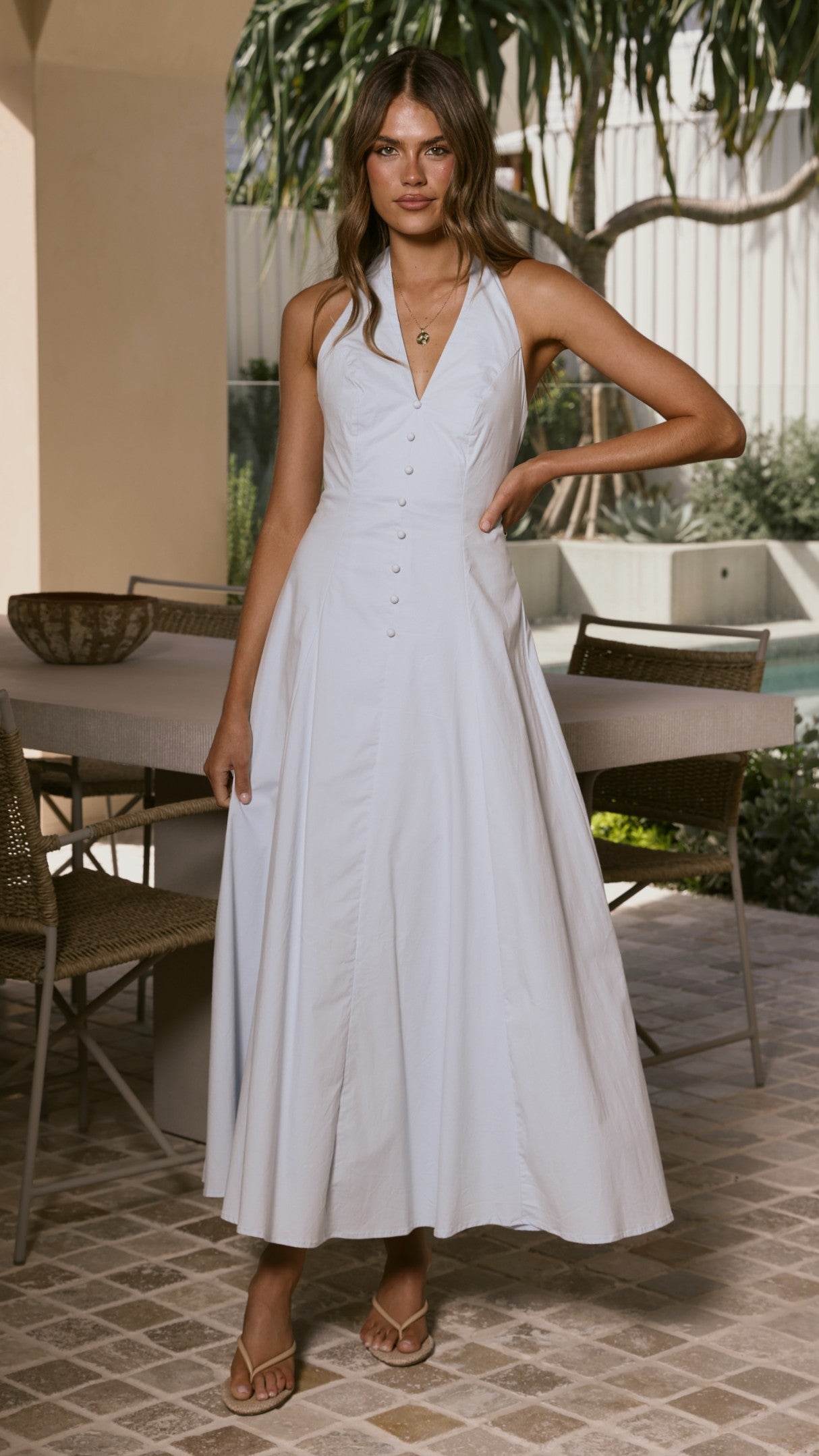Kaia Maxi Dress - Blue - Billy J