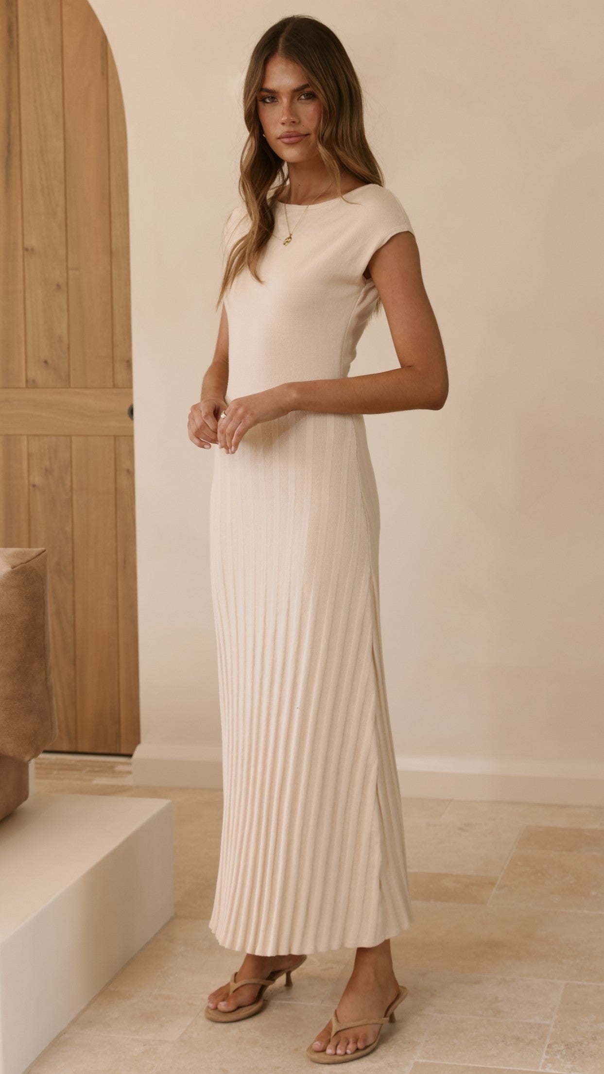 Marni Maxi Dress - Cream - Billy J