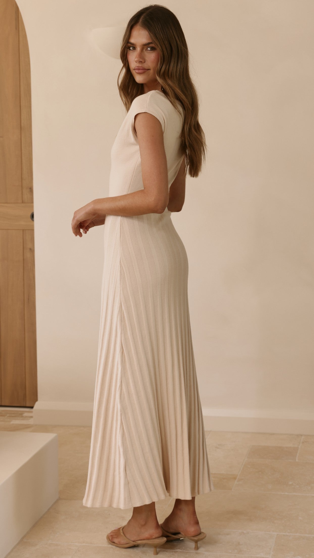 Marni Maxi Dress - Cream - Billy J