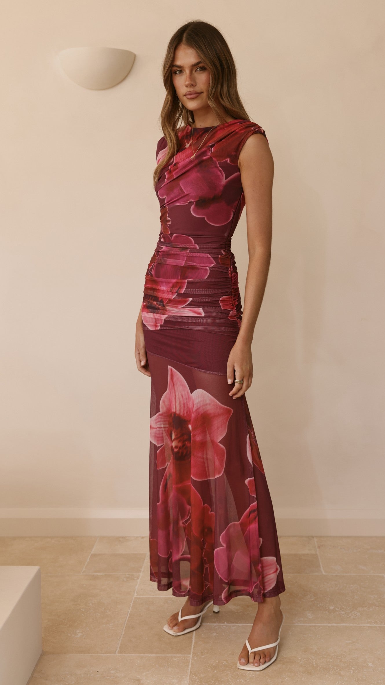 Delara Maxi Dress - Fuchsia - Billy J